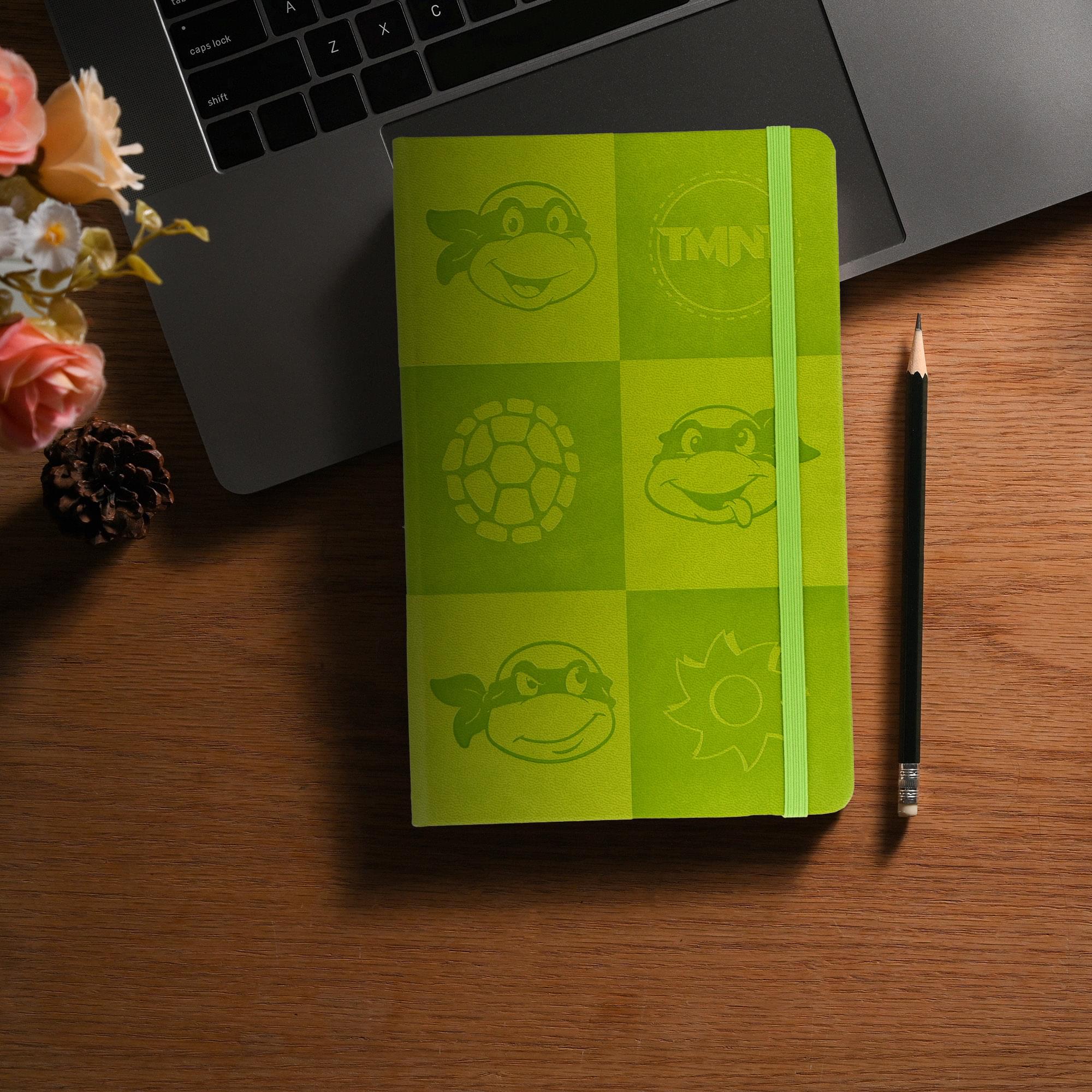 Teenage Mutant Ninja Turtles 80-Page Vegan Leather Notebook | 5 x 8 Inches