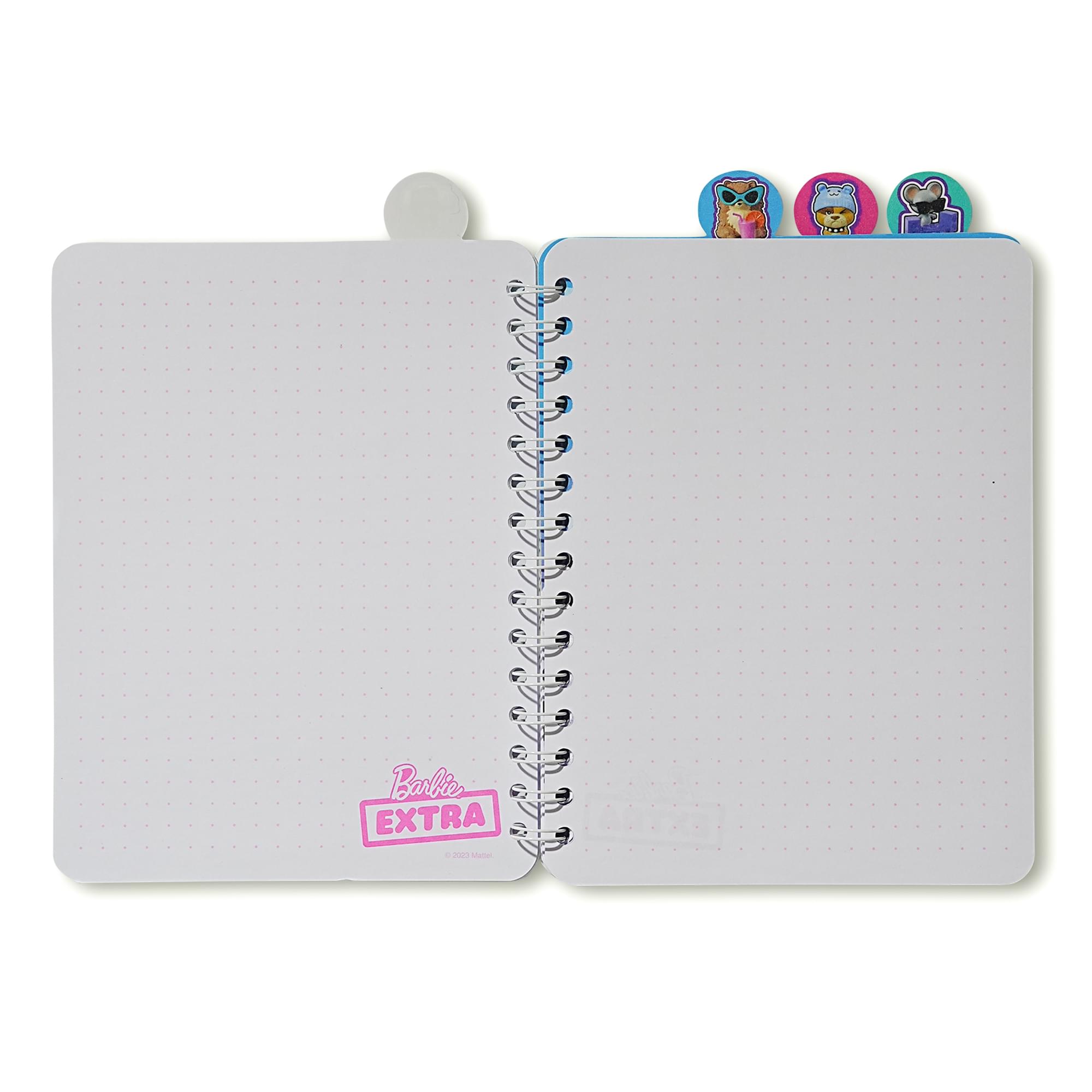 Barbie 4 Tab Spiral Notebook | 9 x 6 Inches