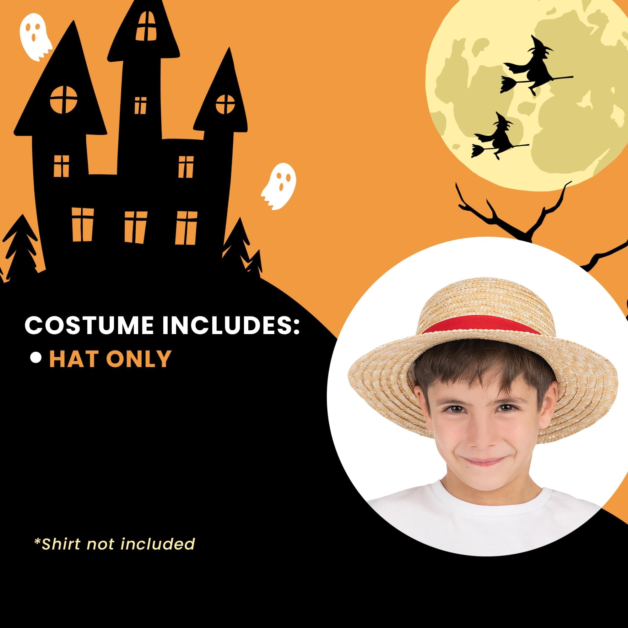 Japanese Pirate Hat Adult Costume Accessory | 22 Inches