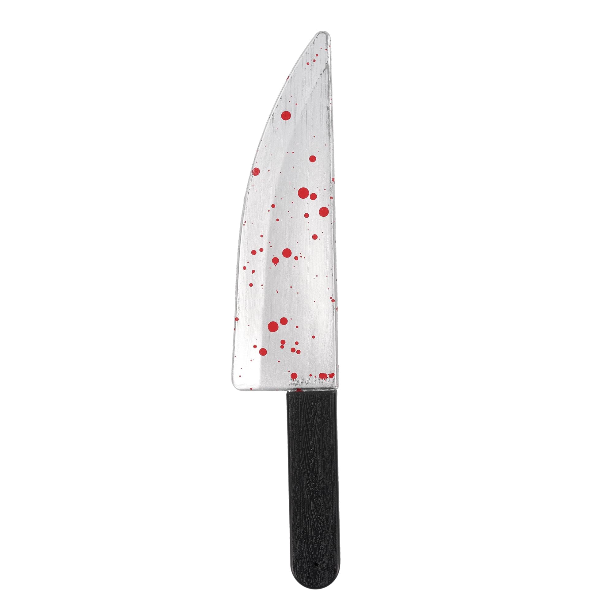 Bloody Plastic Chef's Knife Adult Costume Accessory