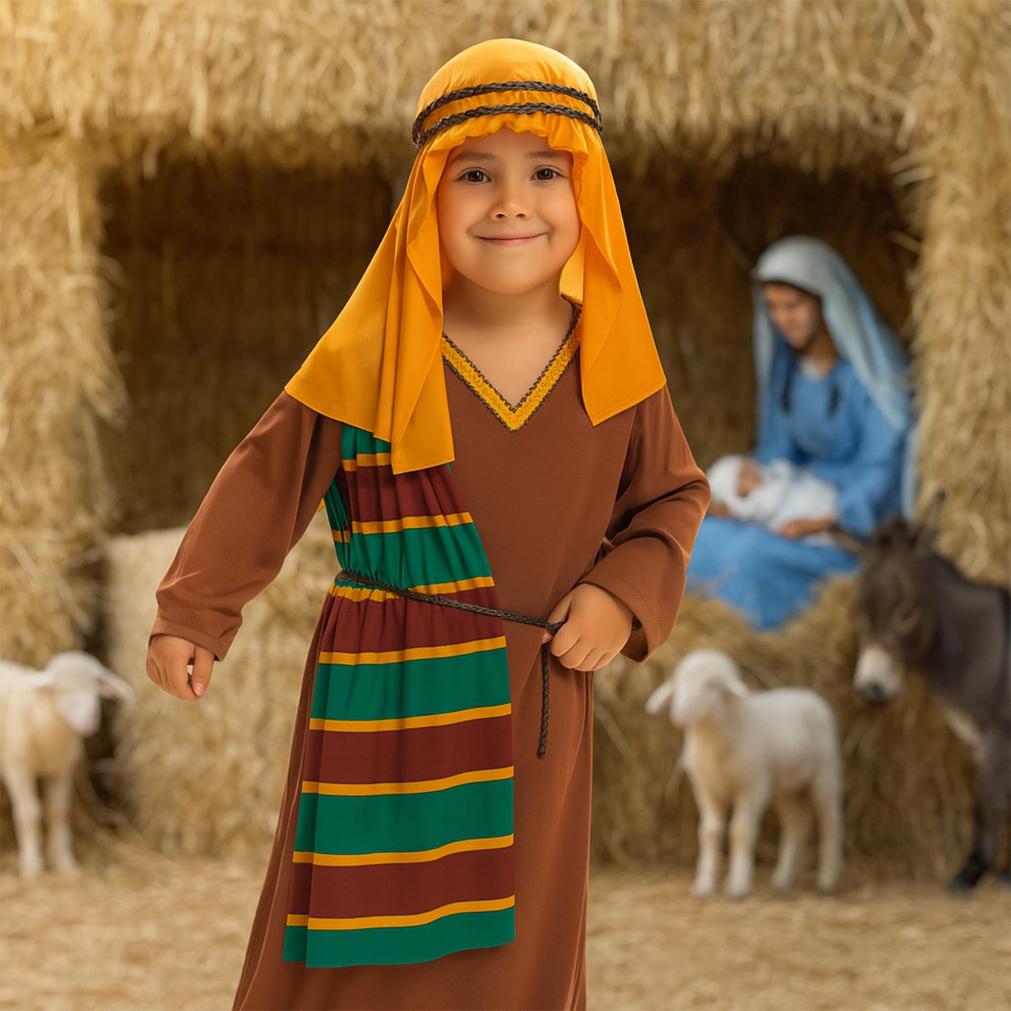 Nativity Scene Boy Villager Toddler Costume