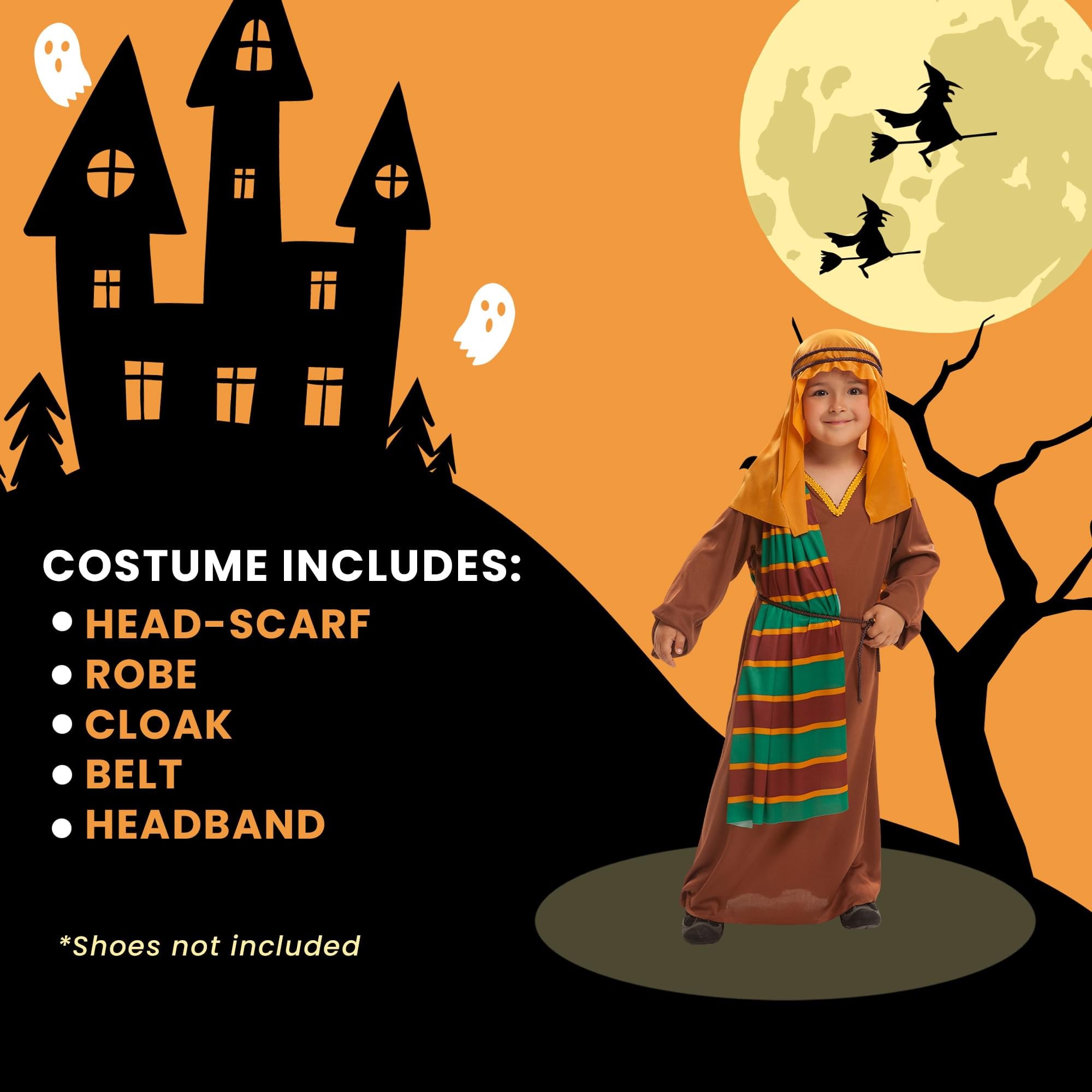 Nativity Scene Boy Villager Toddler Costume
