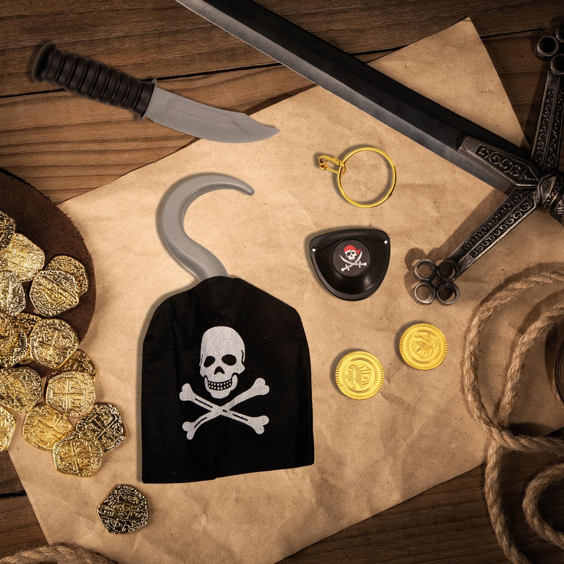 Pirate Adventure Adult Costume Accessory Set