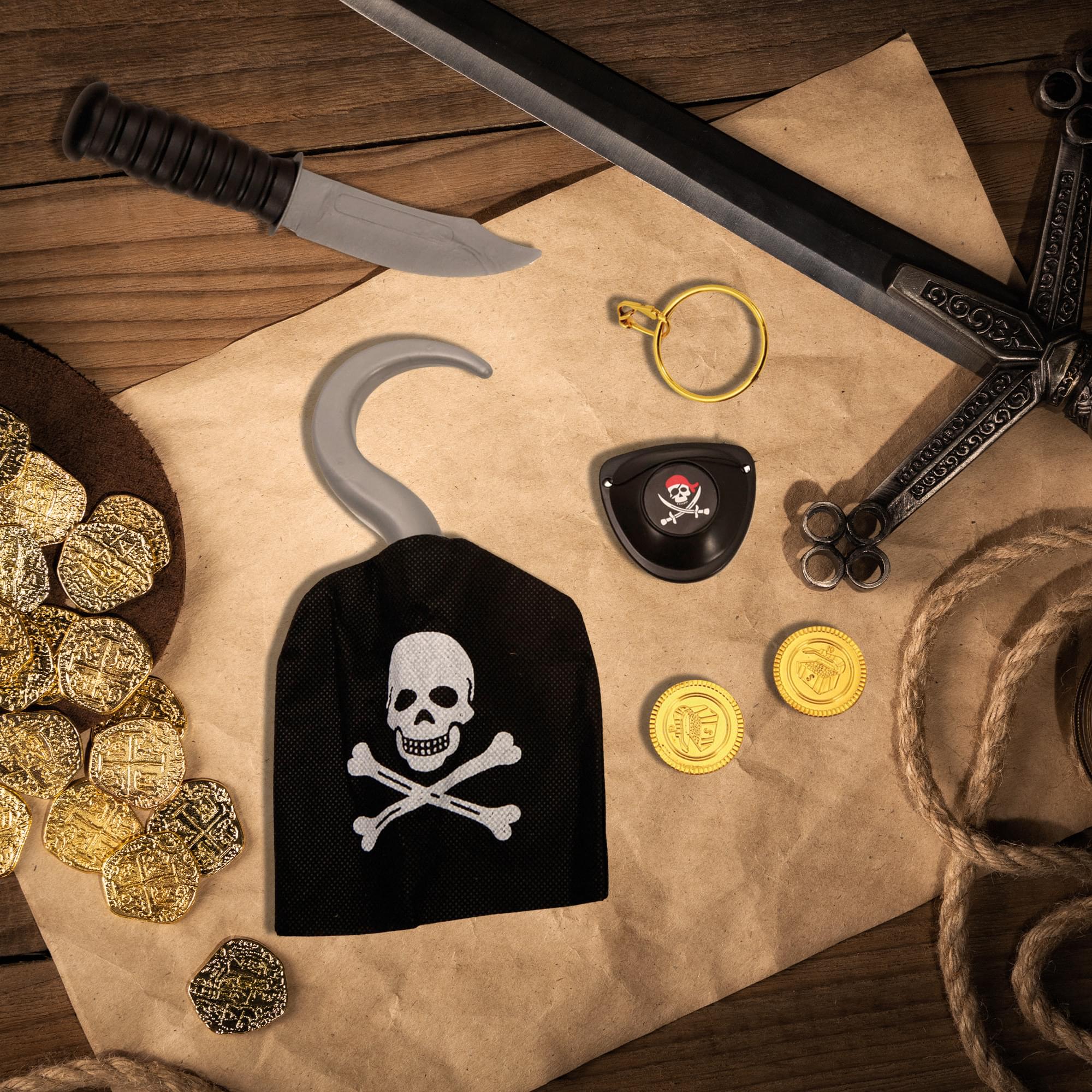 Pirate Adventure Adult Costume Accessory Set