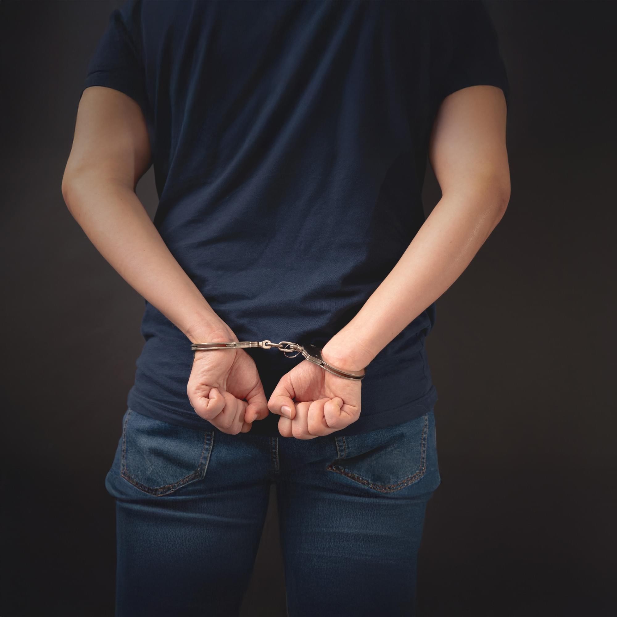 Metal Handcuffs Costume Accessory | One Size