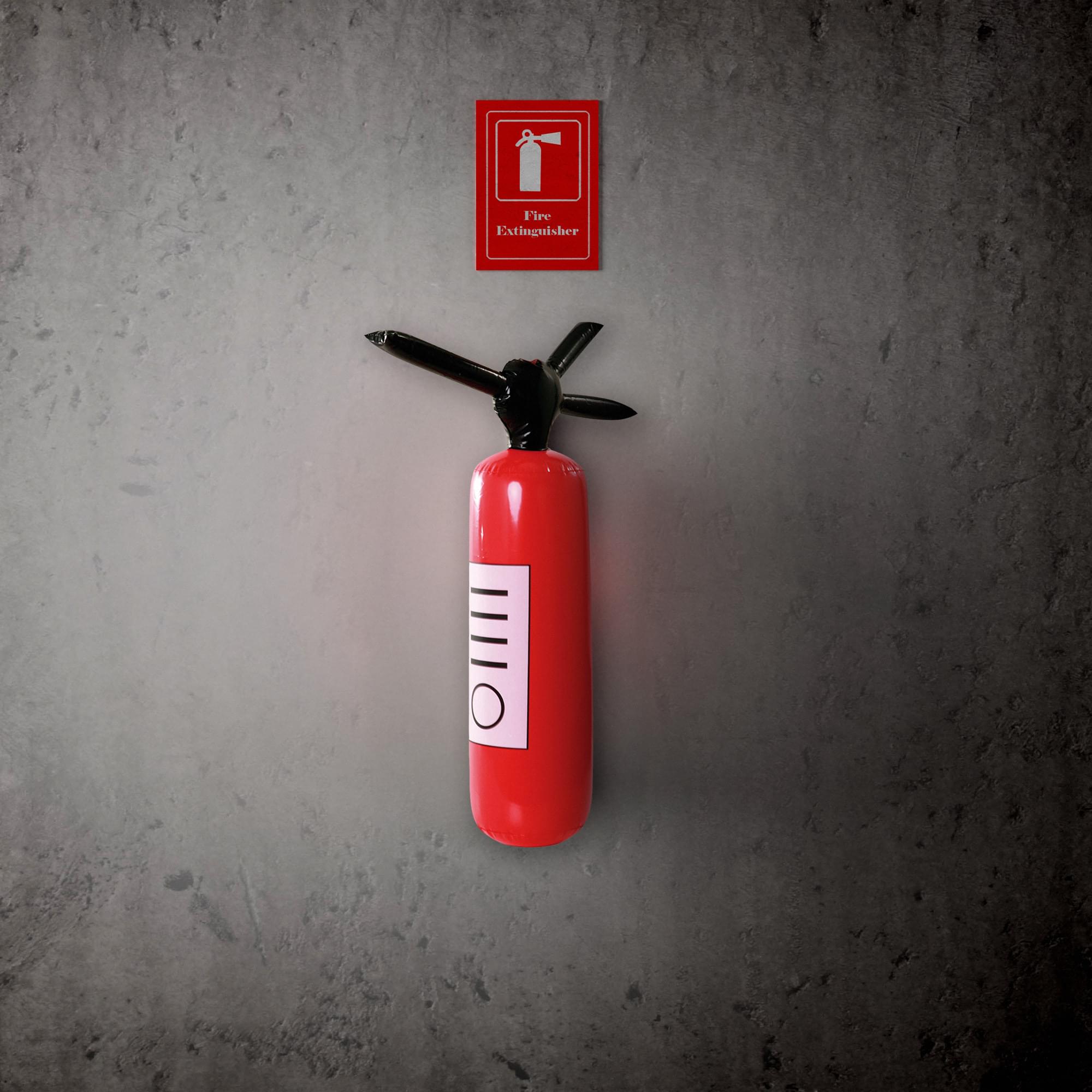 Inflatable Fire Extinguisher Adult Costume Accessory