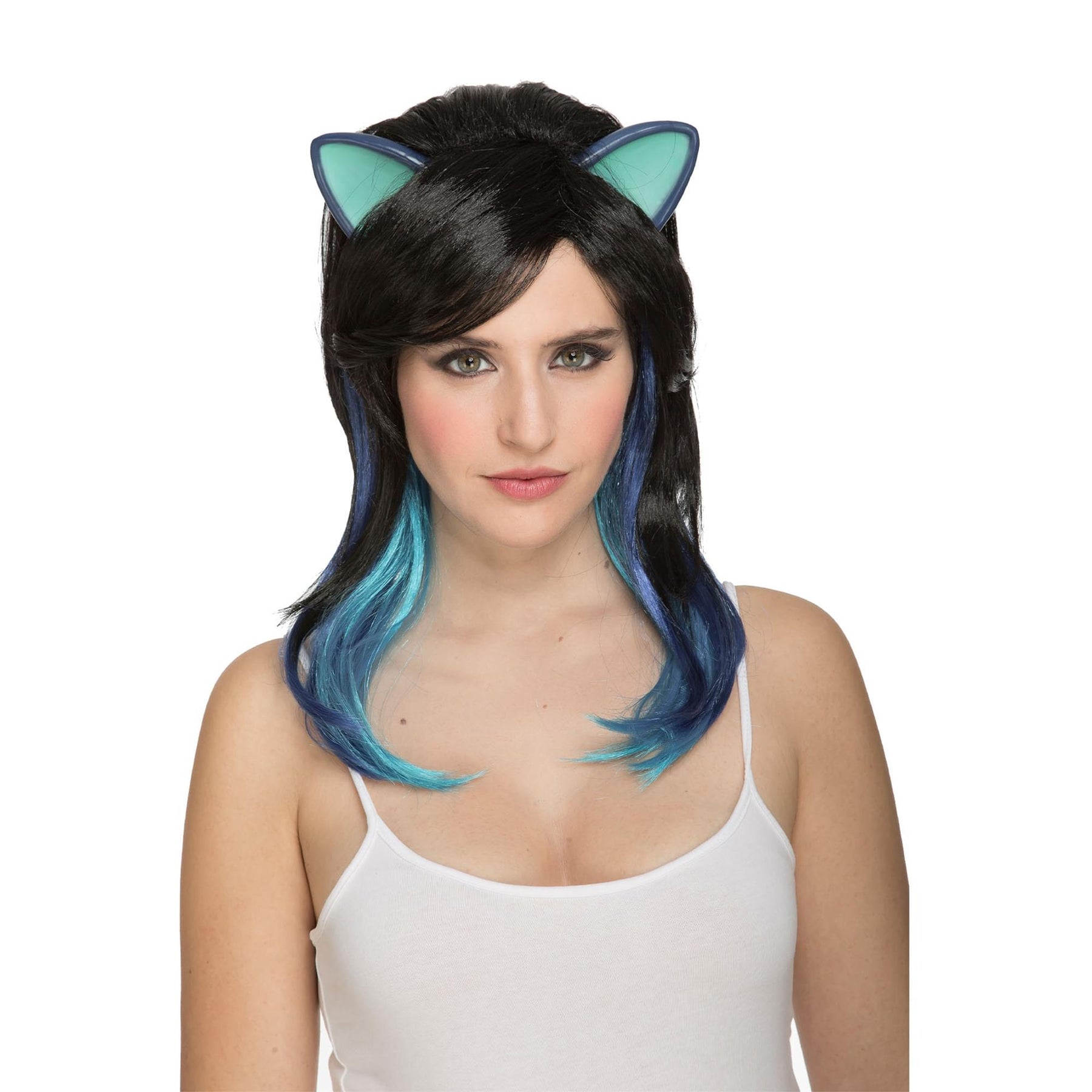 Long Kitty Adult Costume Wig