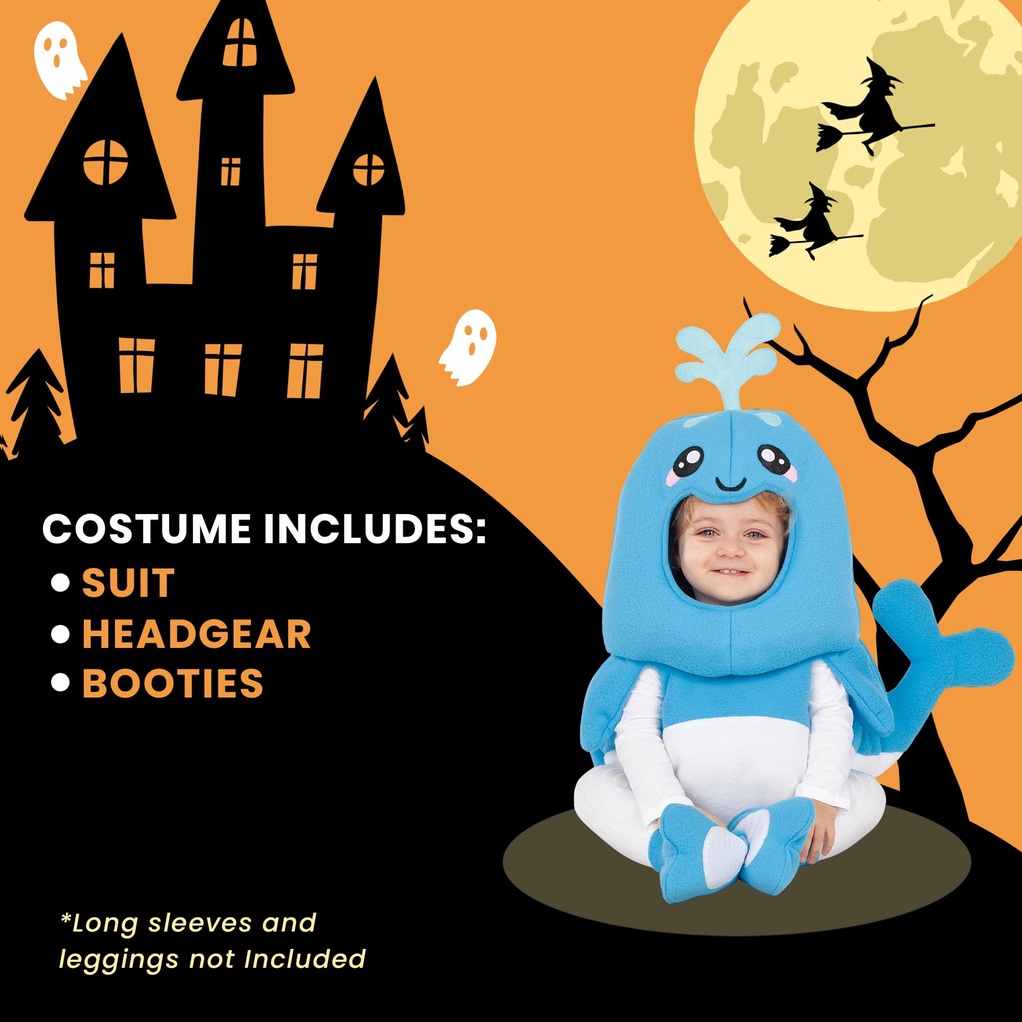 Balloon Whale Baby Costume