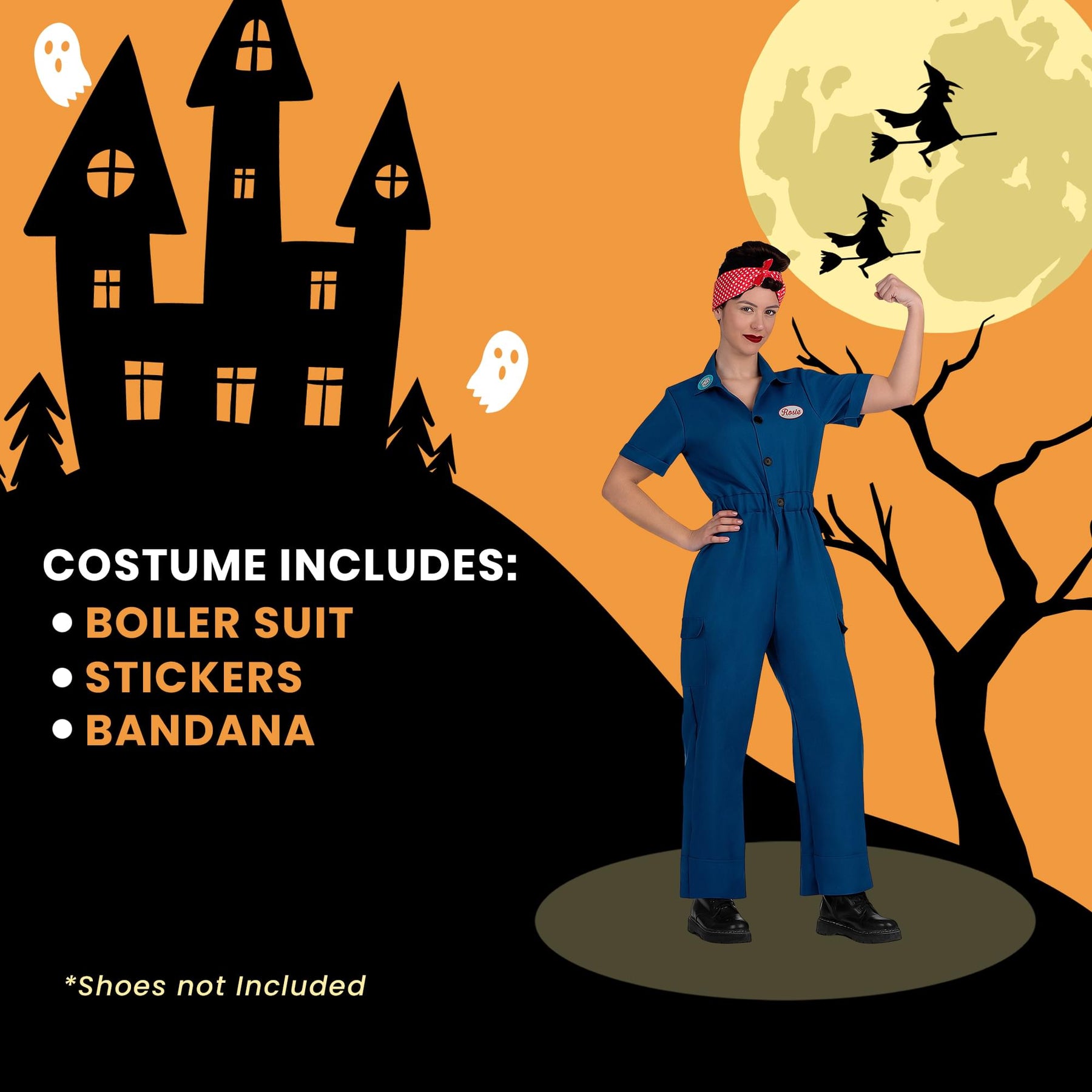 rosie the riveter dress Rosie the Riveter Adult Costume