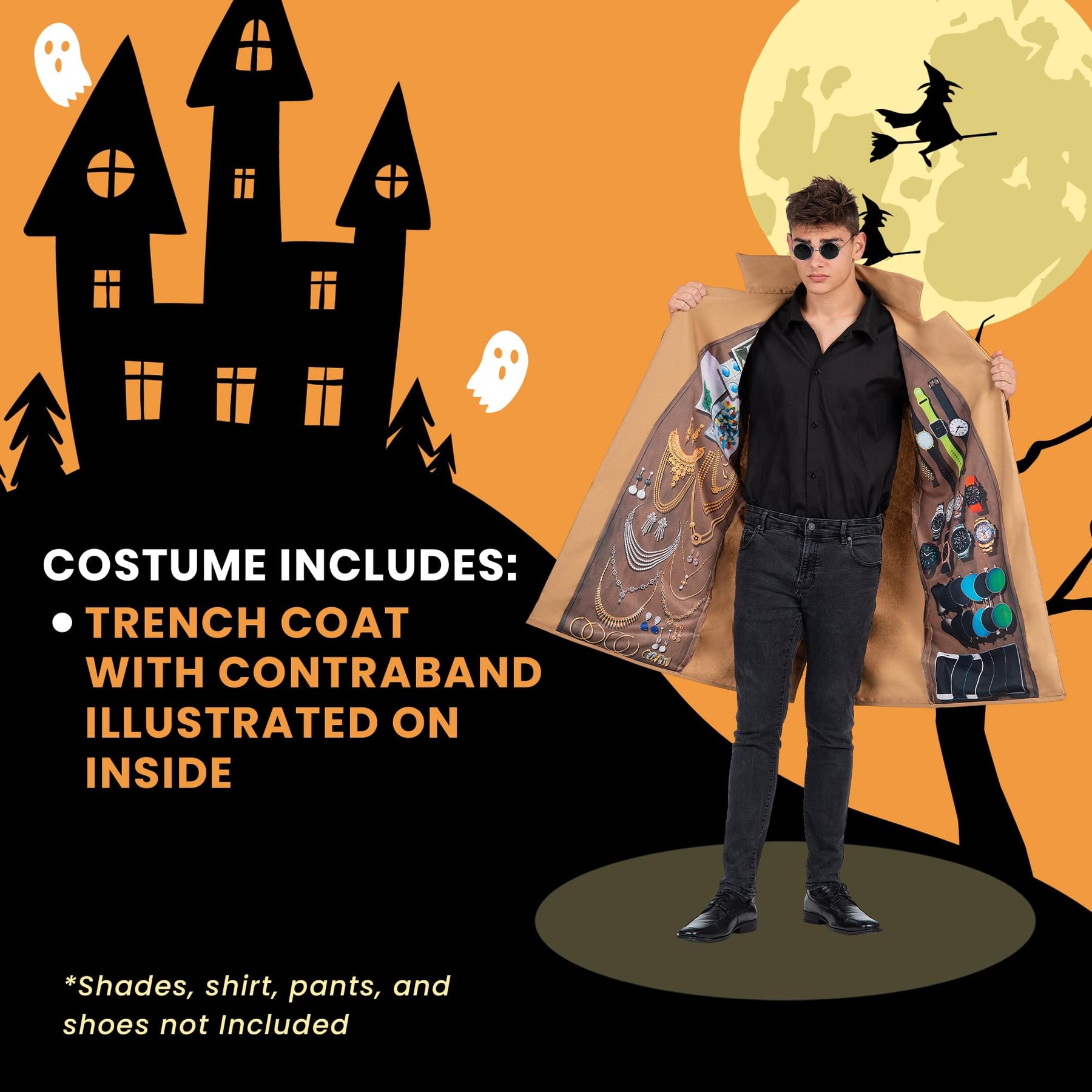 Contraband Street Seller Adult Costume | One Size