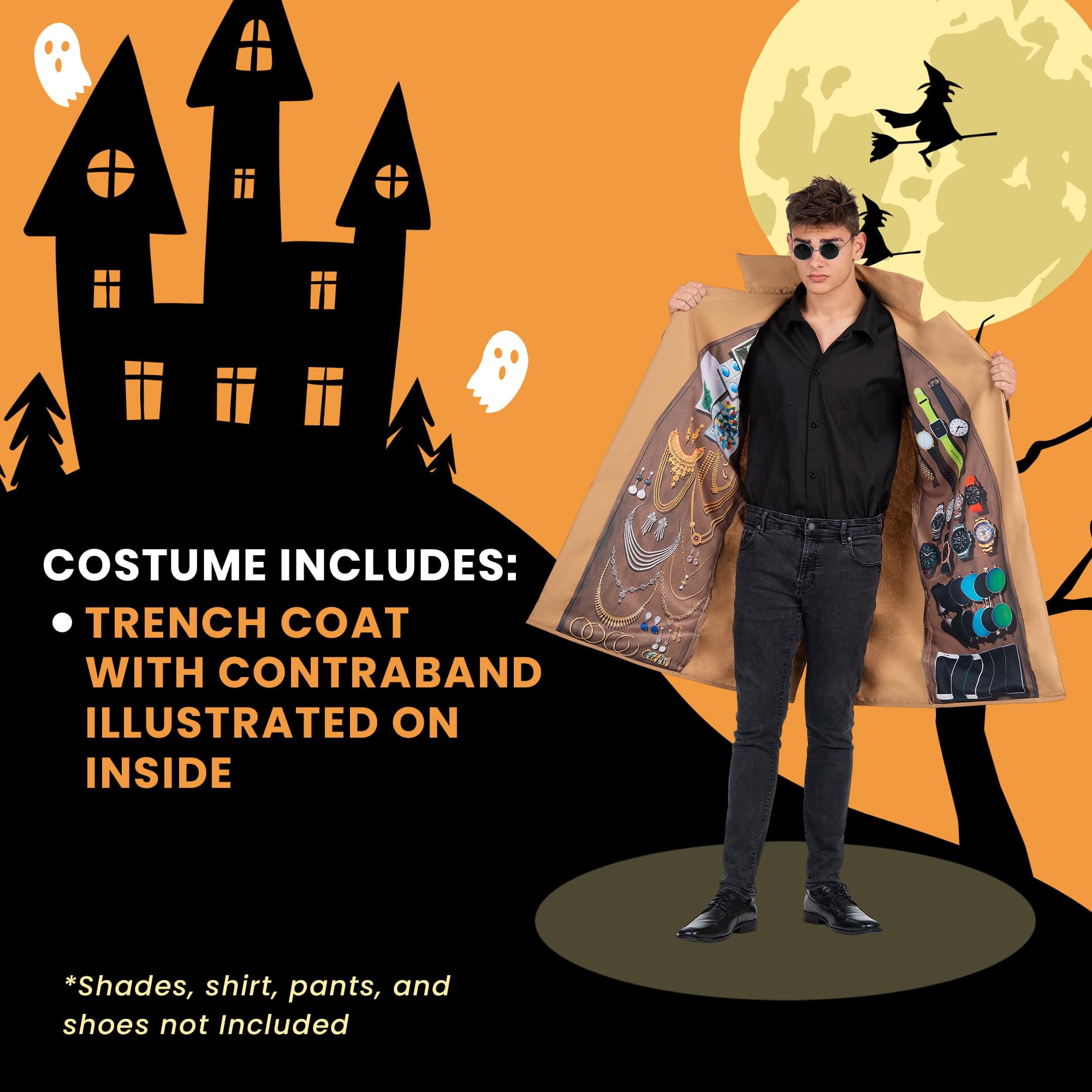Contraband Street Seller Adult Costume | One Size