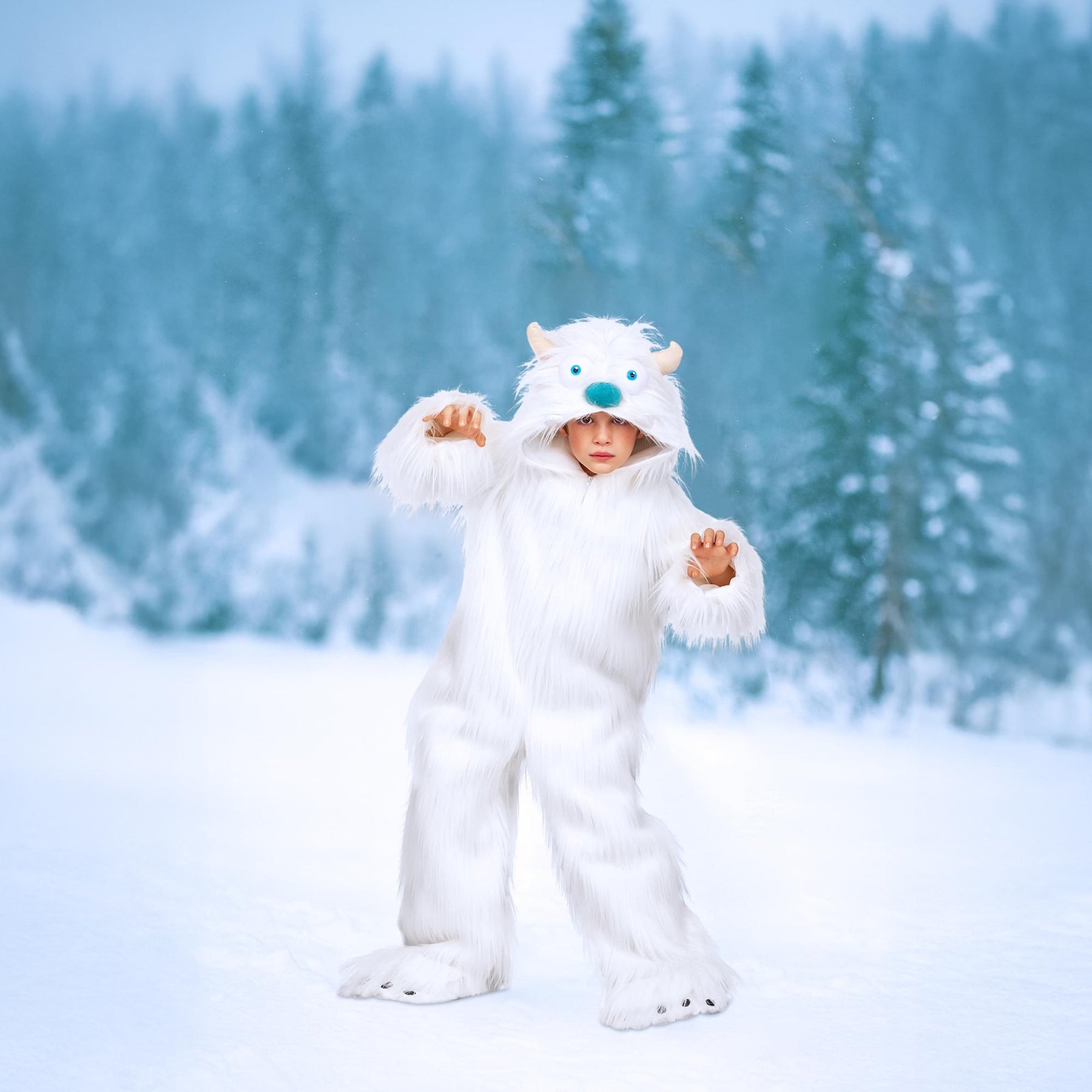 Snow Yeti Child Costume