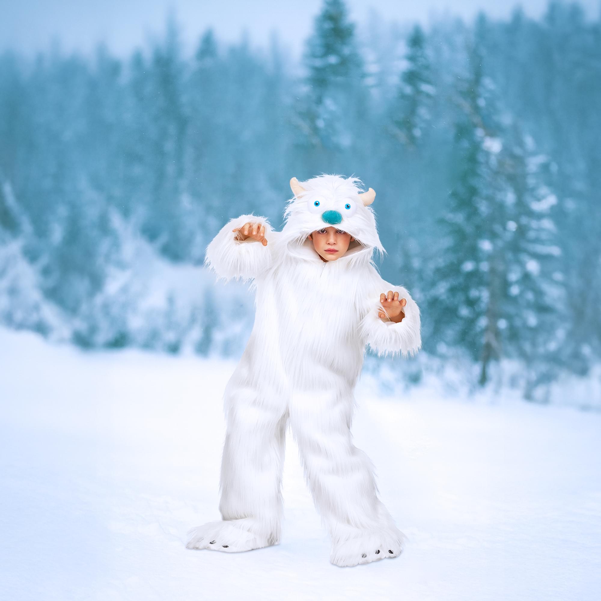 Snow Yeti Child Costume