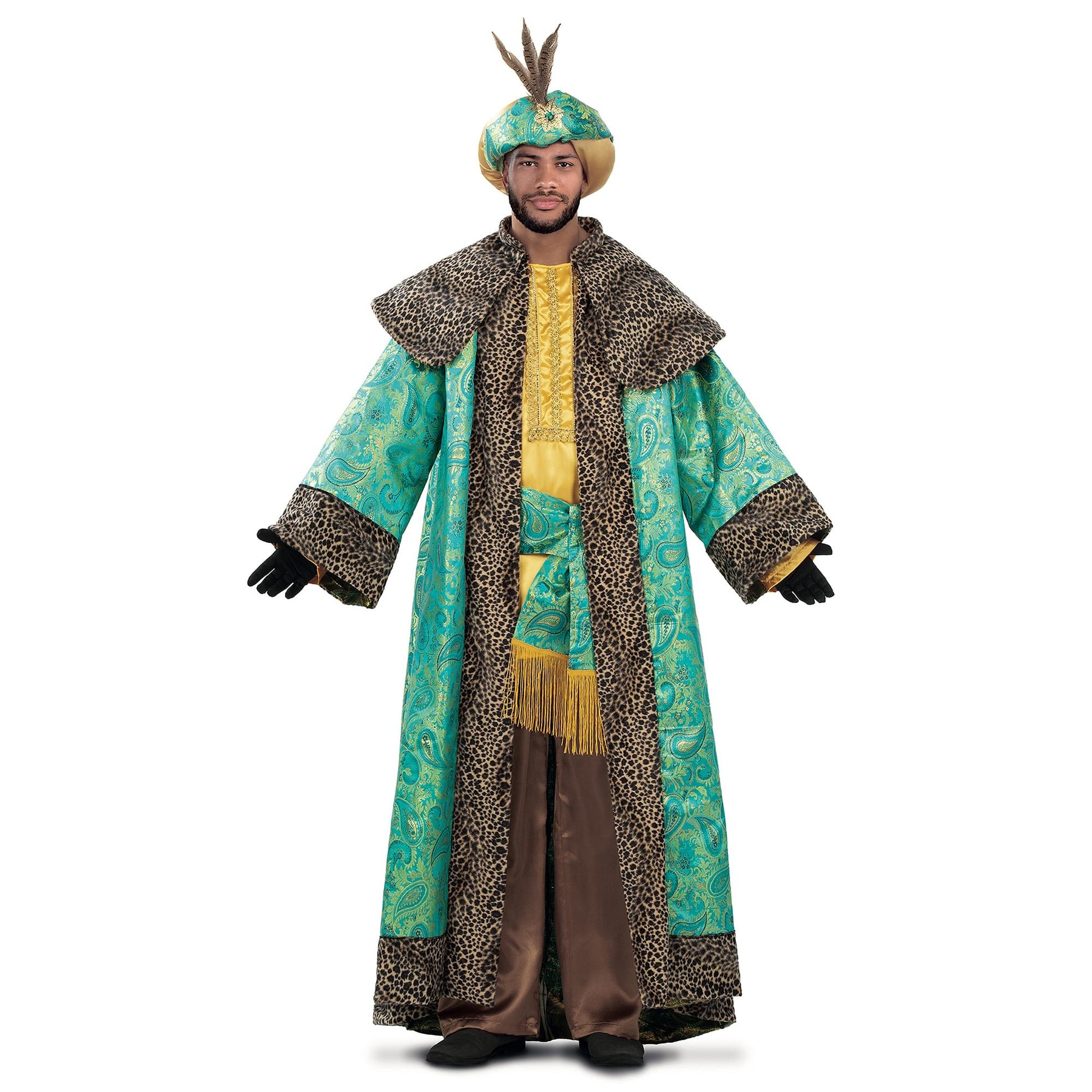 Wise Man King Balthazar Brocade Adult Costume | Standard