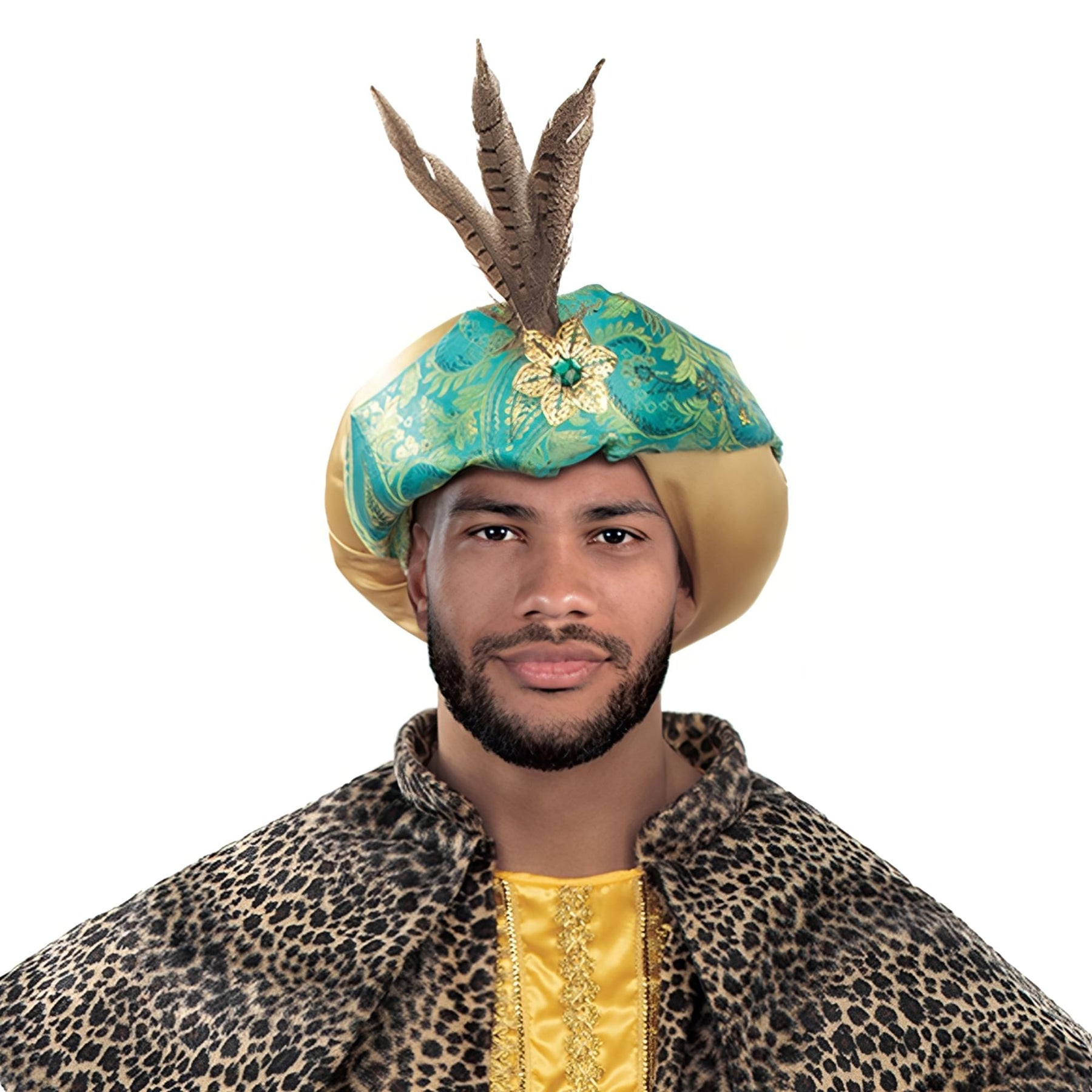Wise Man King Balthazar Brocade Adult Costume | Standard