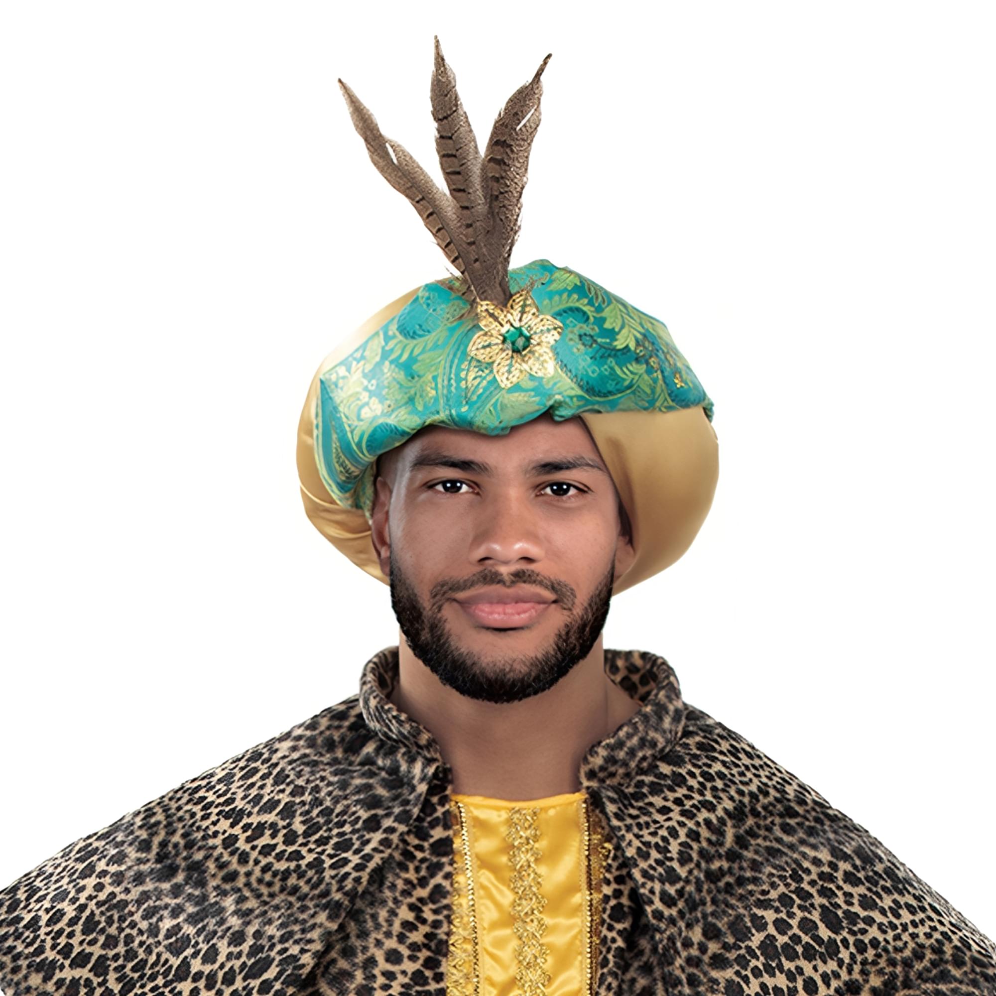 Wise Man King Balthazar Brocade Adult Costume | Standard
