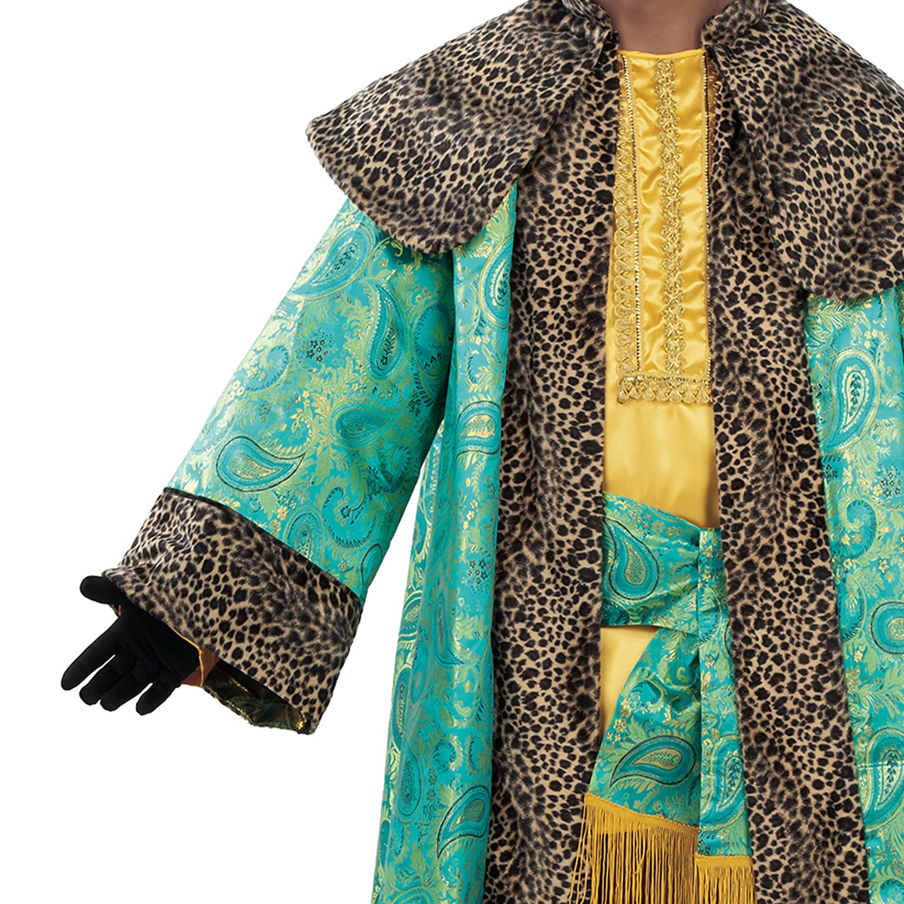 Wise Man King Balthazar Brocade Adult Costume | Standard
