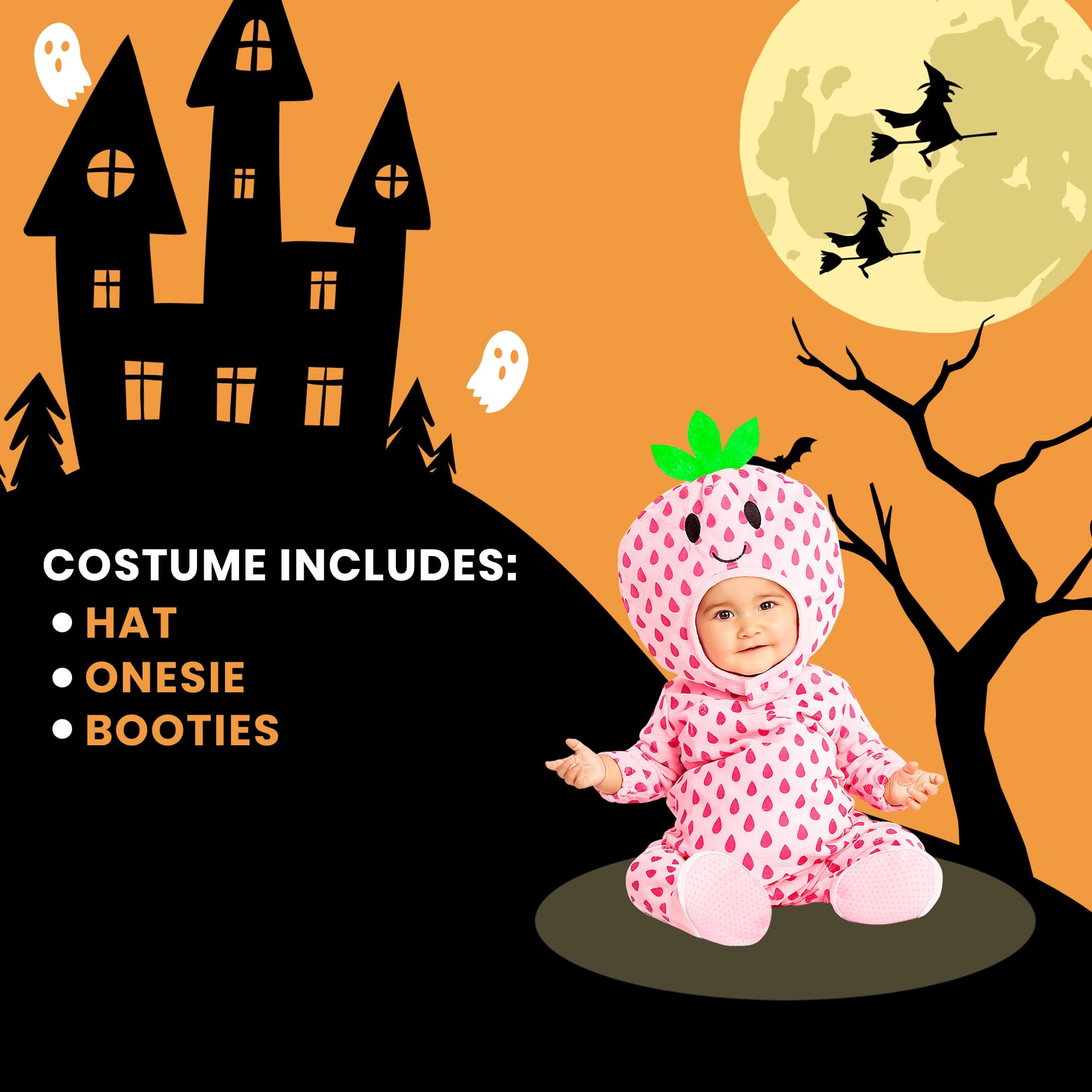 Strawberry Baby Costume
