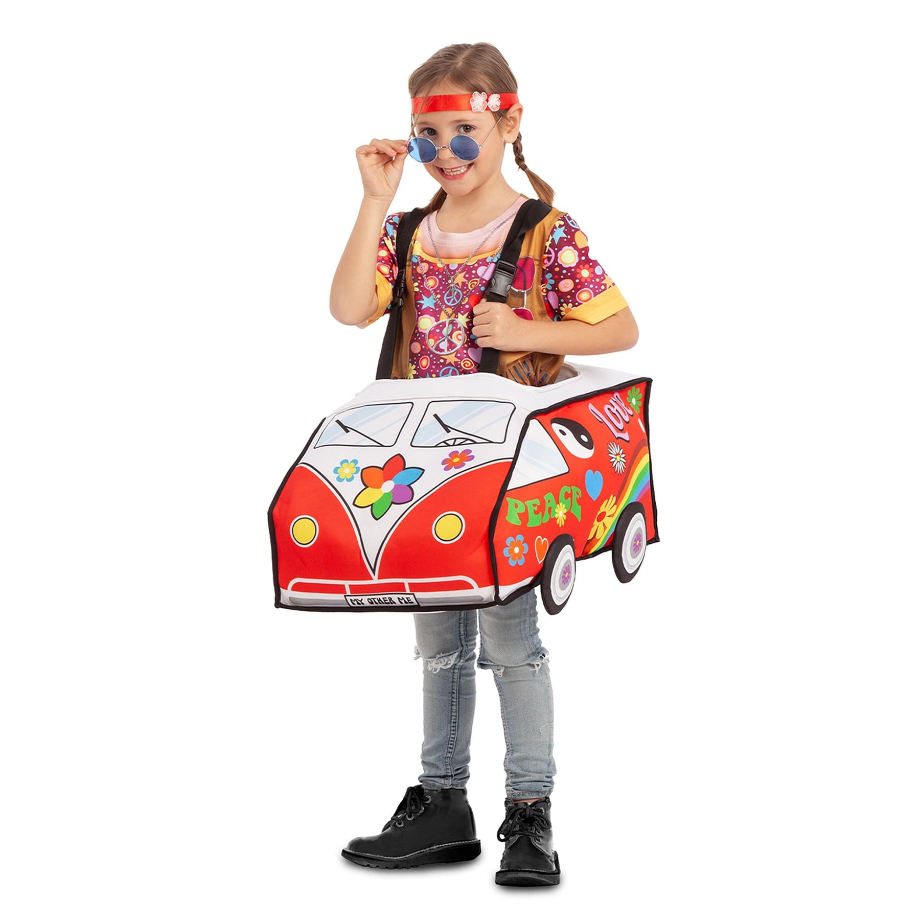 Ride-On Hippie Van Child Costume | One Size