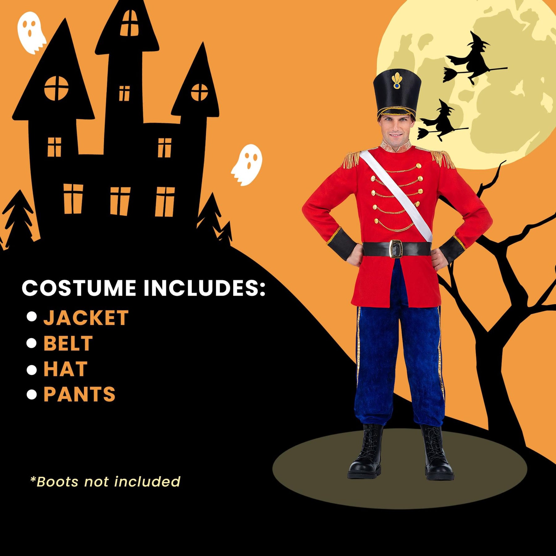 Toy Soldier Adult Costume | Medium