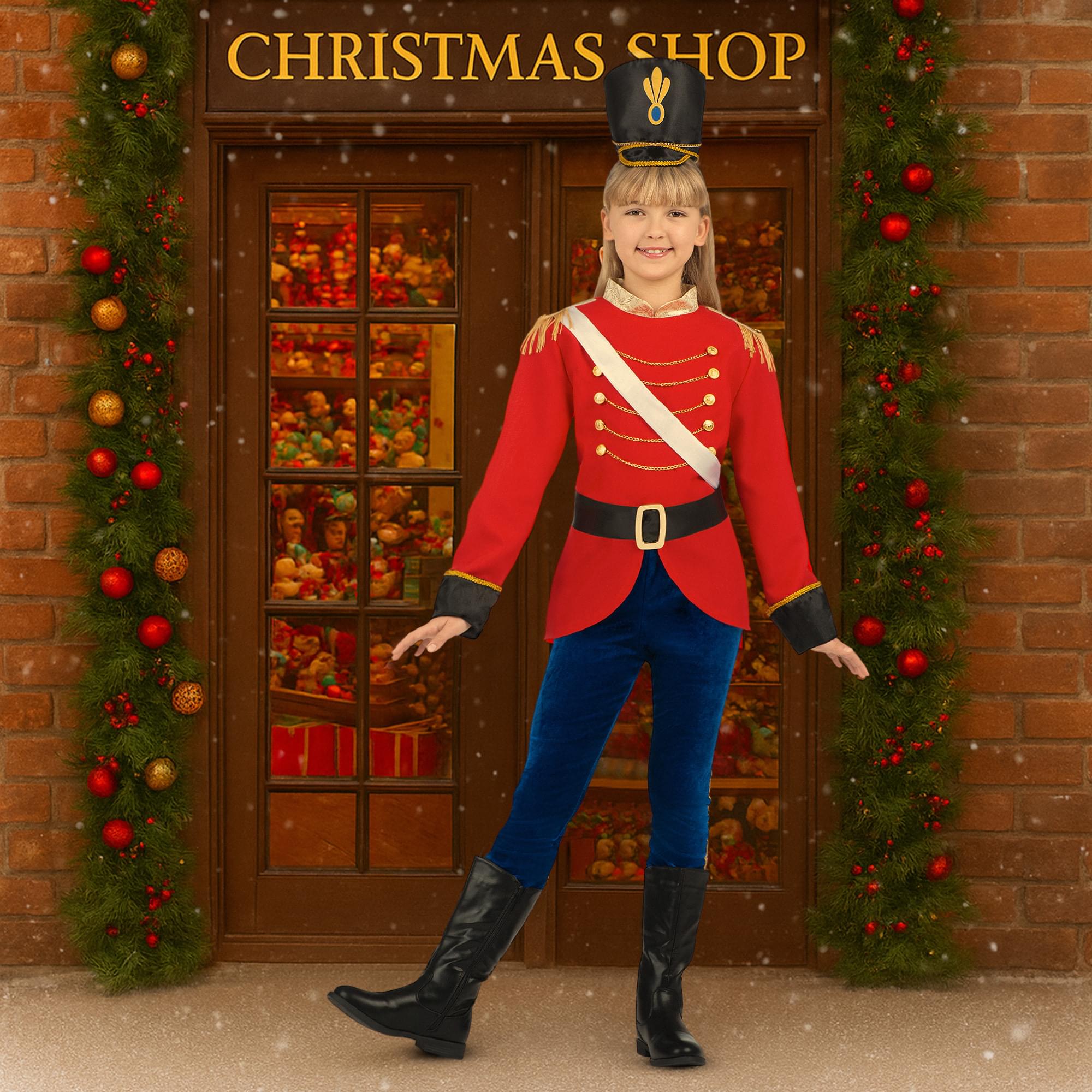 Toy Soldier Child Girl's Costume