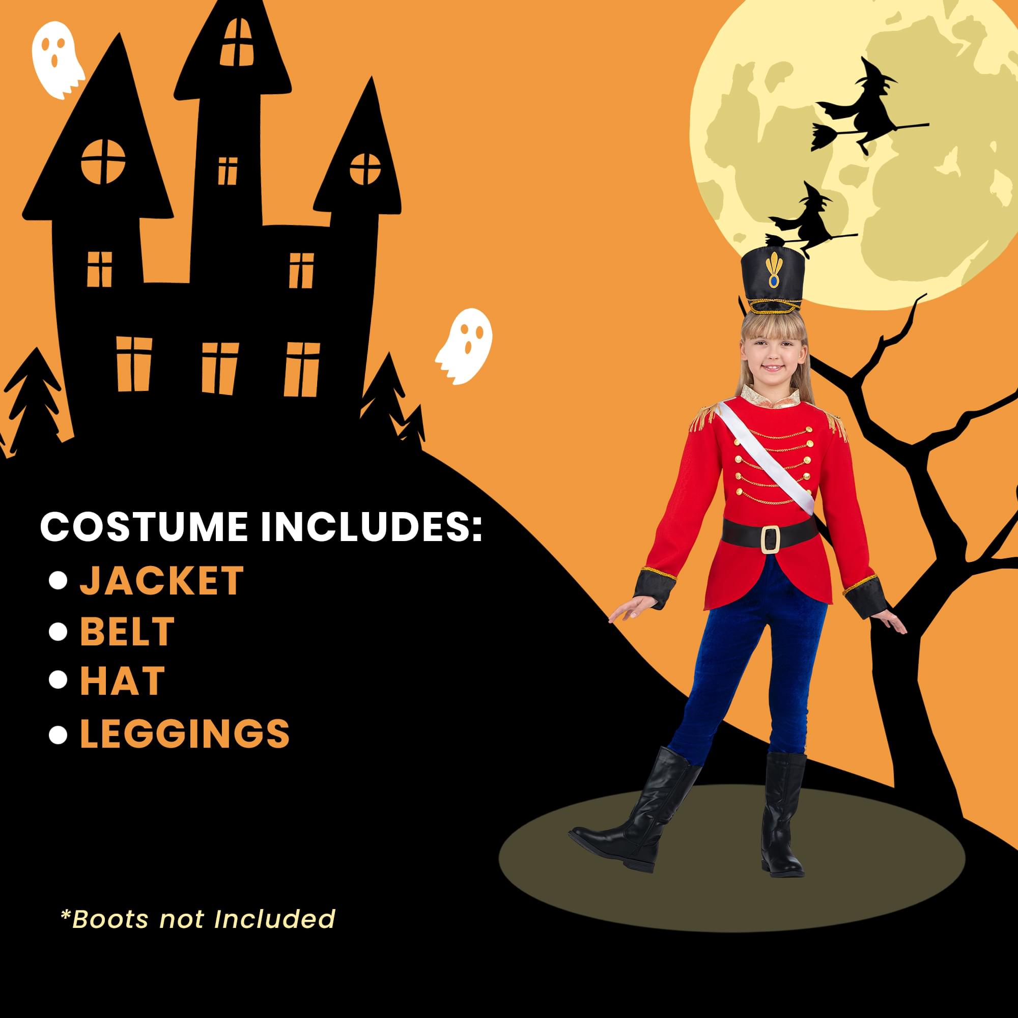 Toy Soldier Child Girl's Costume