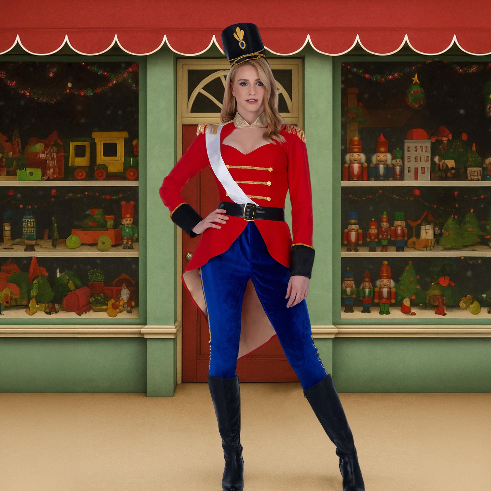 Toy Soldier Adult Women's Costume