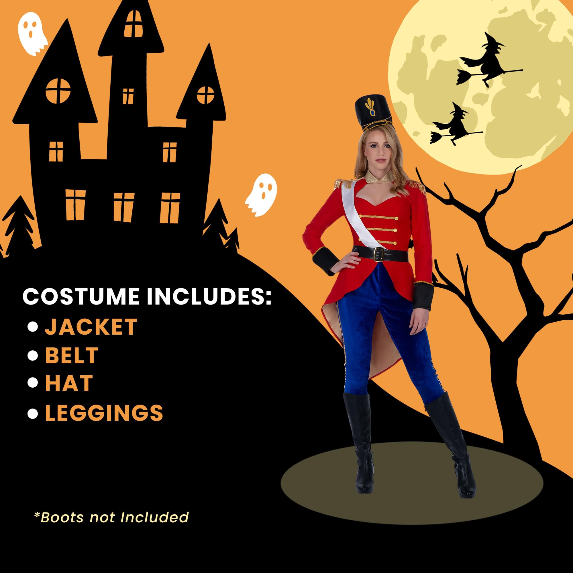 Toy Soldier Adult Women's Costume