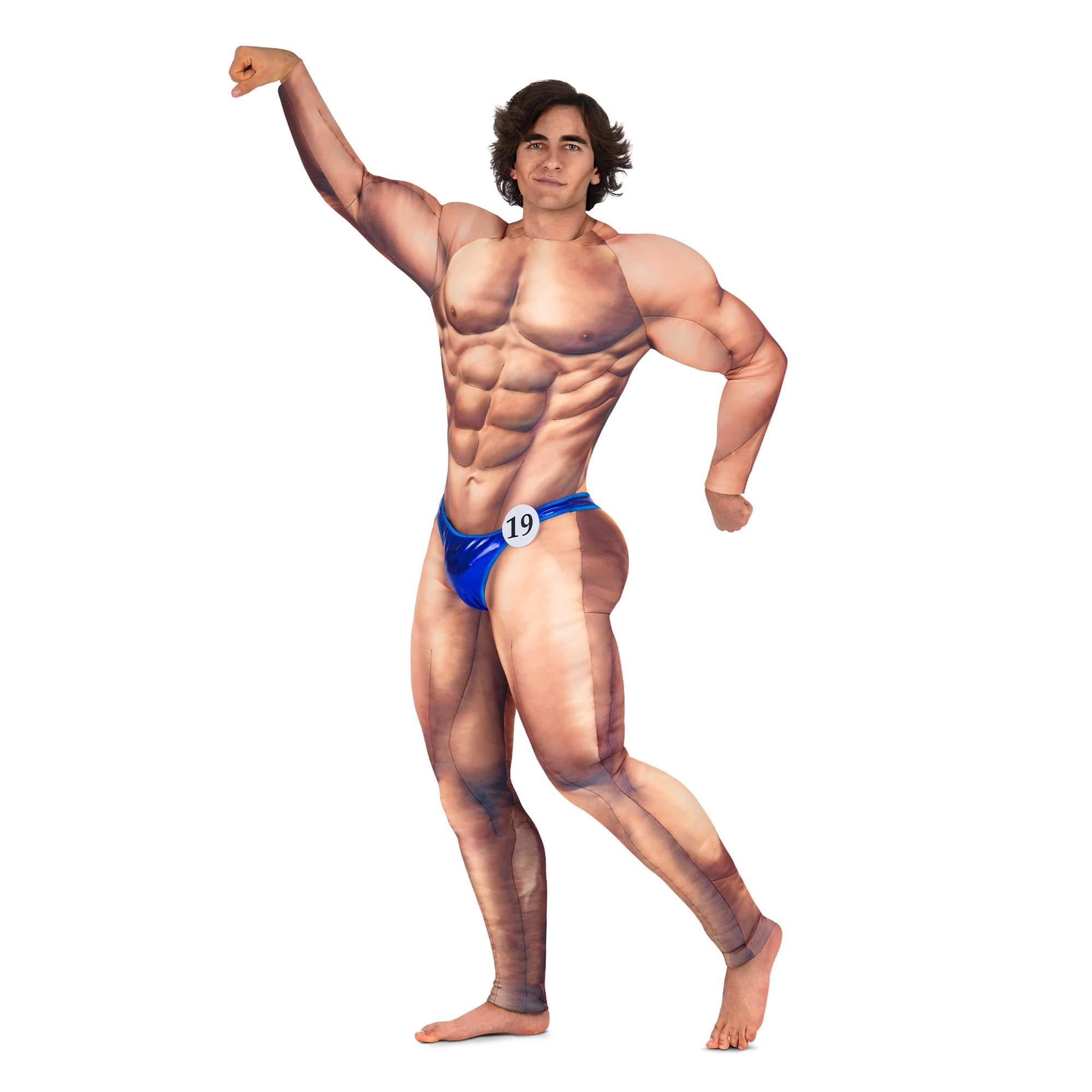Male Bodybuilder Adult Costume | One Size