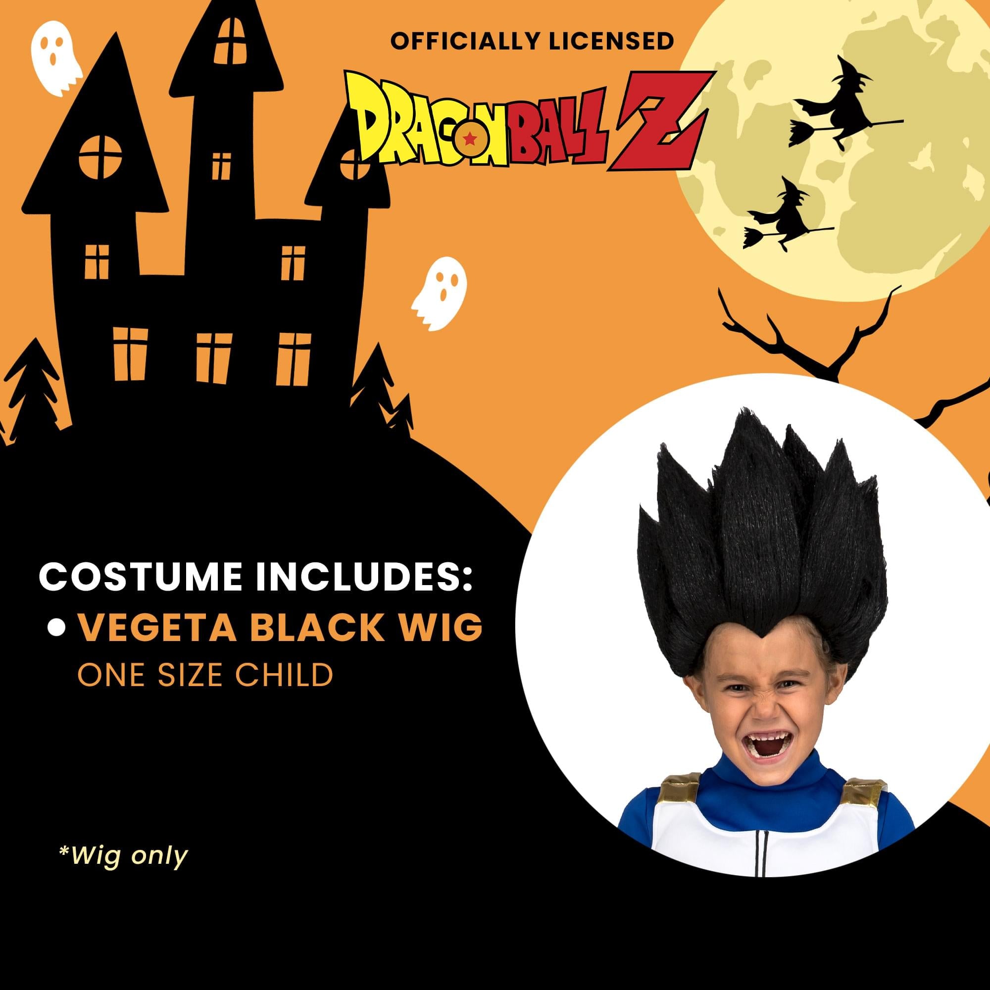 Dragon Ball Z Vegeta Wig One Size Child