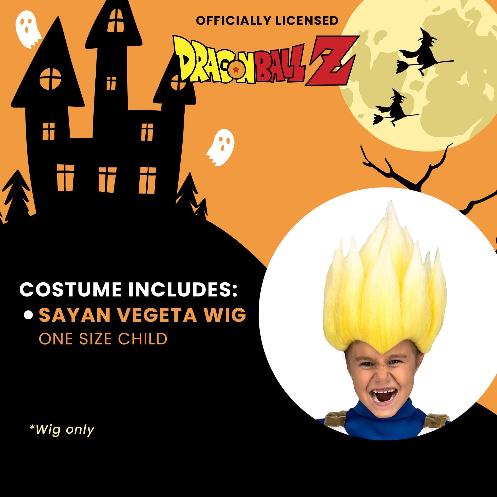 Dragon Ball Z Sayan Vegeta Wig One Size Child