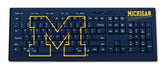 Michigan Wolverines Wired USB Keyboard