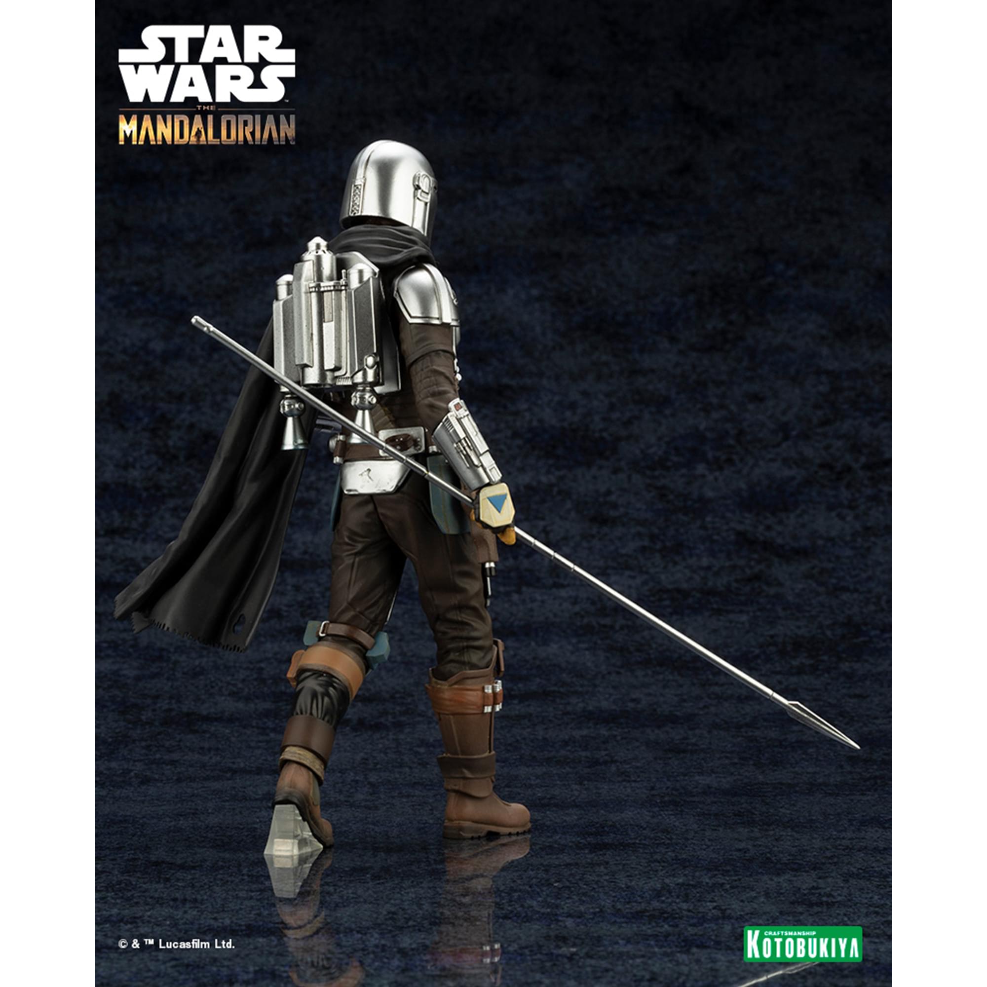 Star Wars Mandalorian & Grogu with Beskar Staff ARTFX Statue