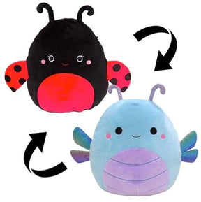 Squishmallow 5 Inch Flip-A-Mallow Plush | Heather Butterfly / Trudy Ladybug