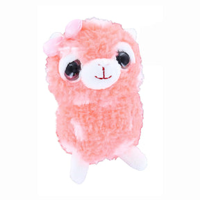 Cute and Cuddly 12 Inch Alpaca Plush | Neon Pink