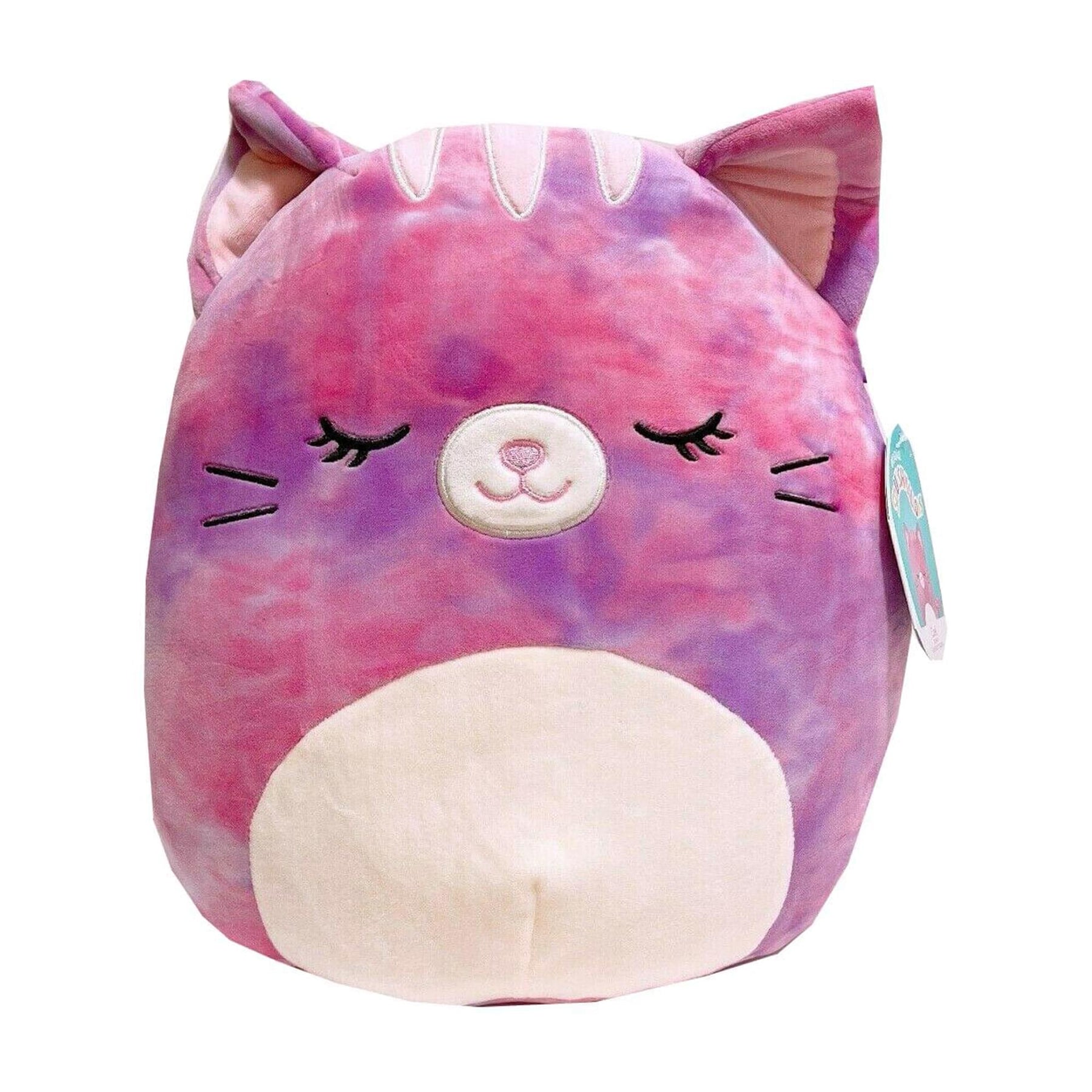 Squishmallow 16 Inch Plush | Caeli the Tie Dye Cat