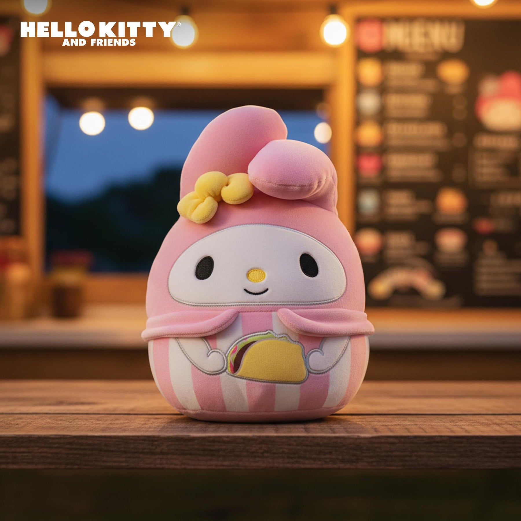 Squishmallows X Sanrio Food 8 Inch Plush | My Melody With Taco