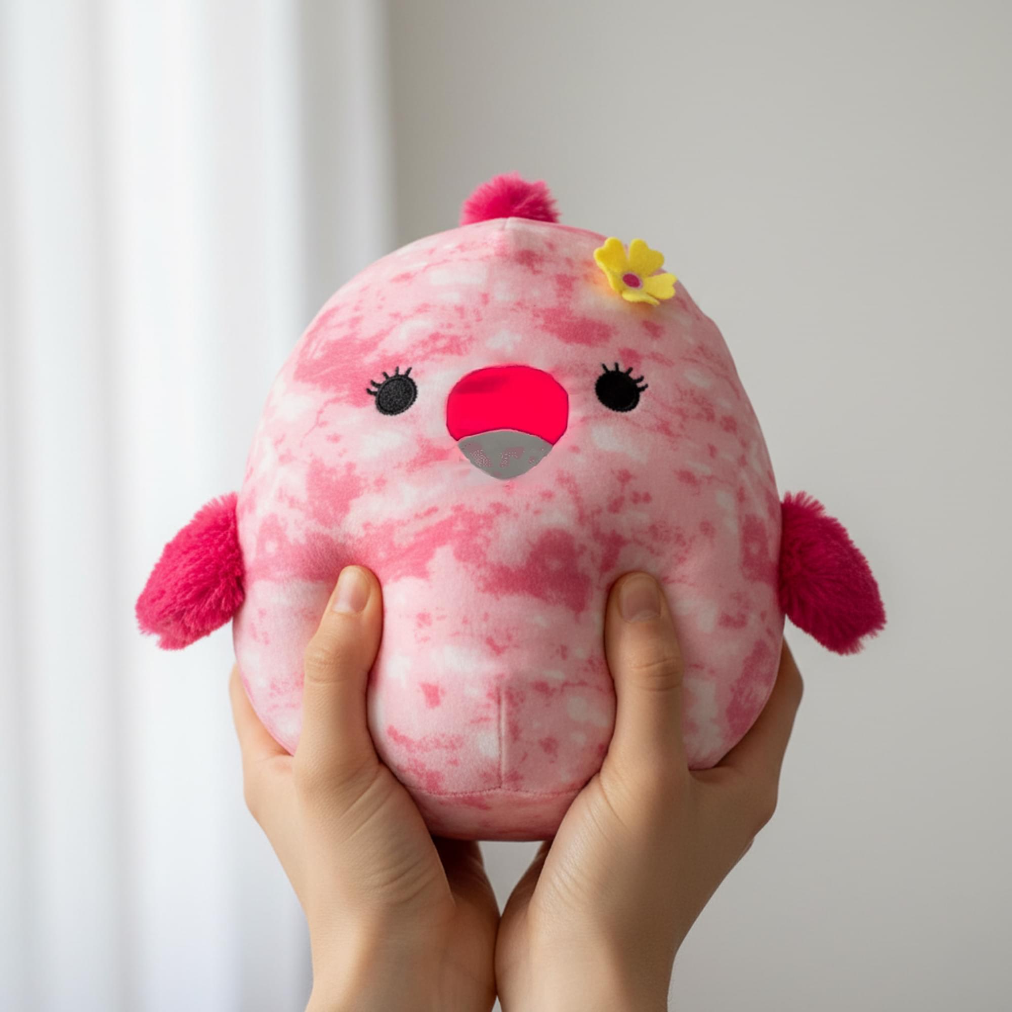 Squishmallows 8 Inch Plush | Cookie The Tie-Dye Flamingo