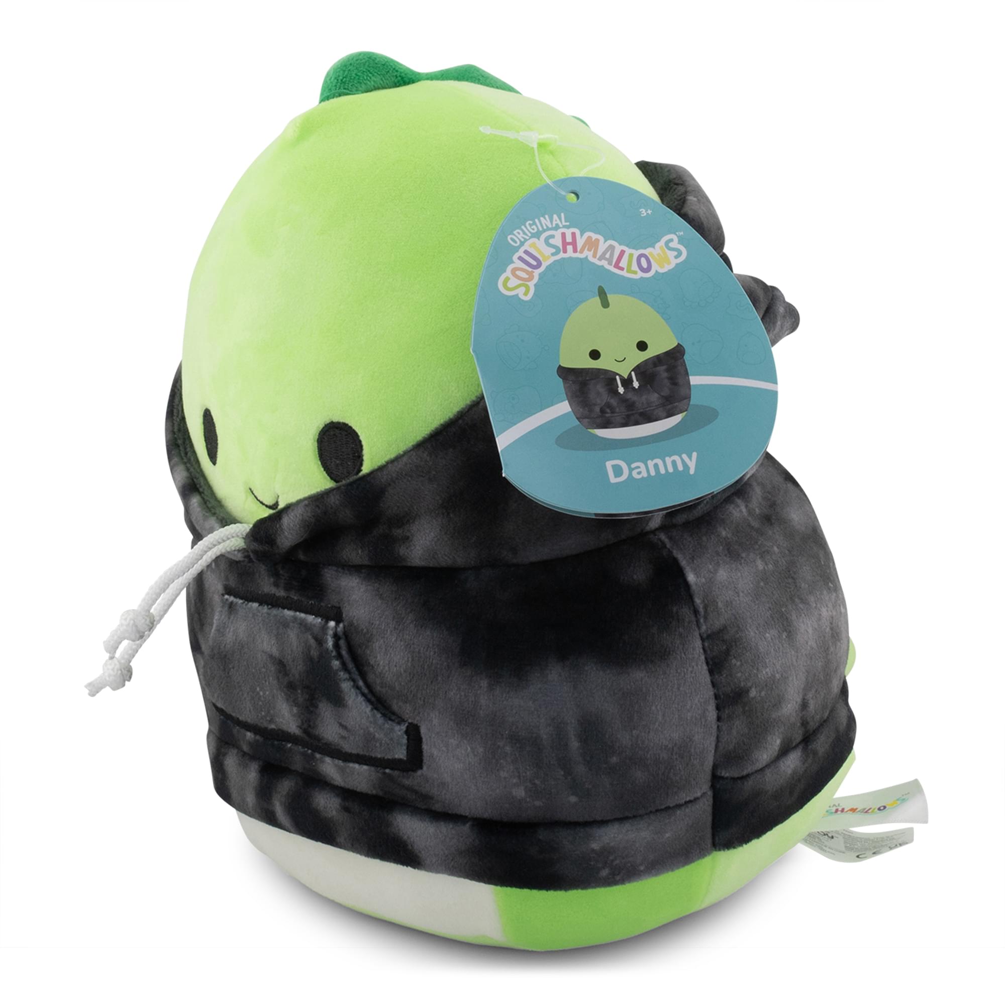 Squishmallows Hoodie Squad 8 Inch Plush | Danny The Dinosaur