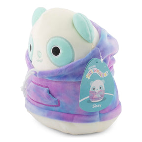 Squishmallows Hoodie Squad 8 Inch Plush | Sissy The Panda