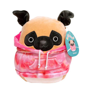 Squishmallow 12 Inch Hoodie Plush | Prince The Pug