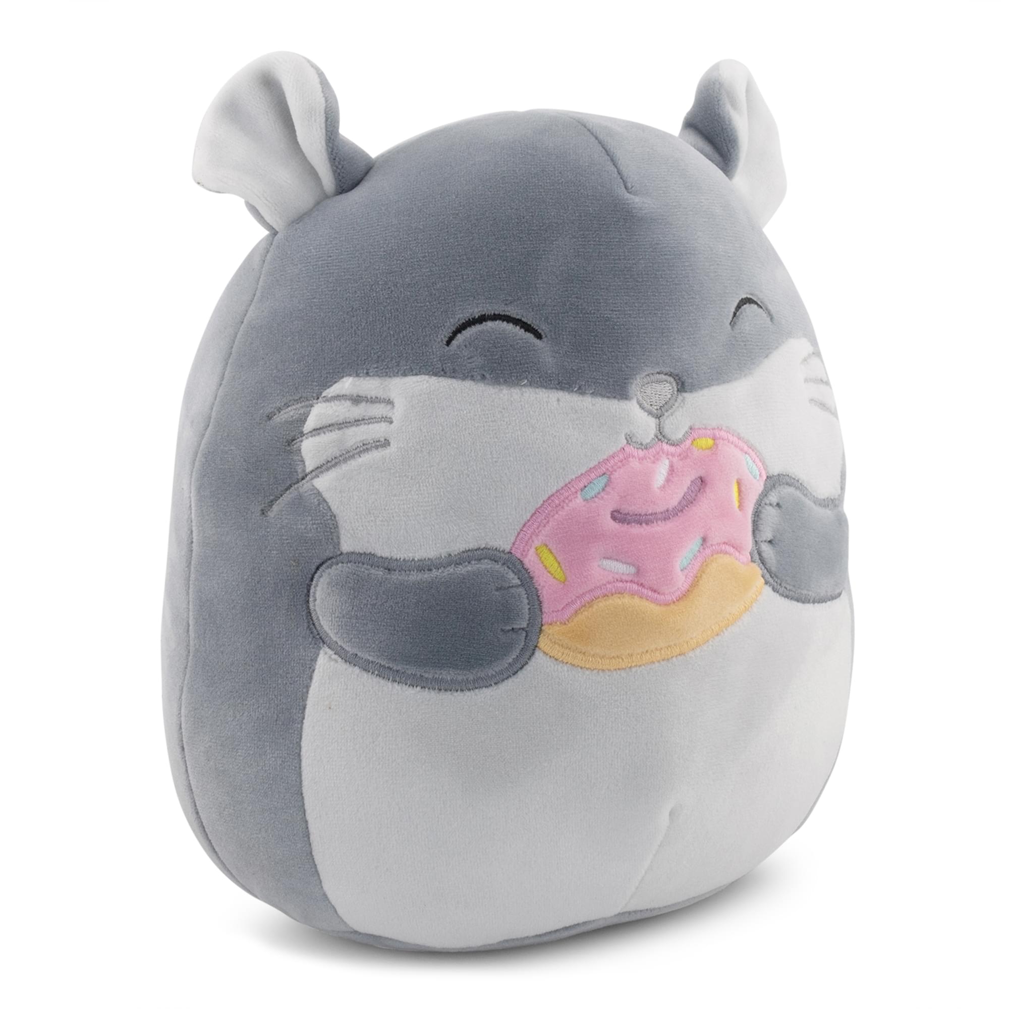 Squishmallows 8 Inch Plush | Camilo The Chinchilla With Donut