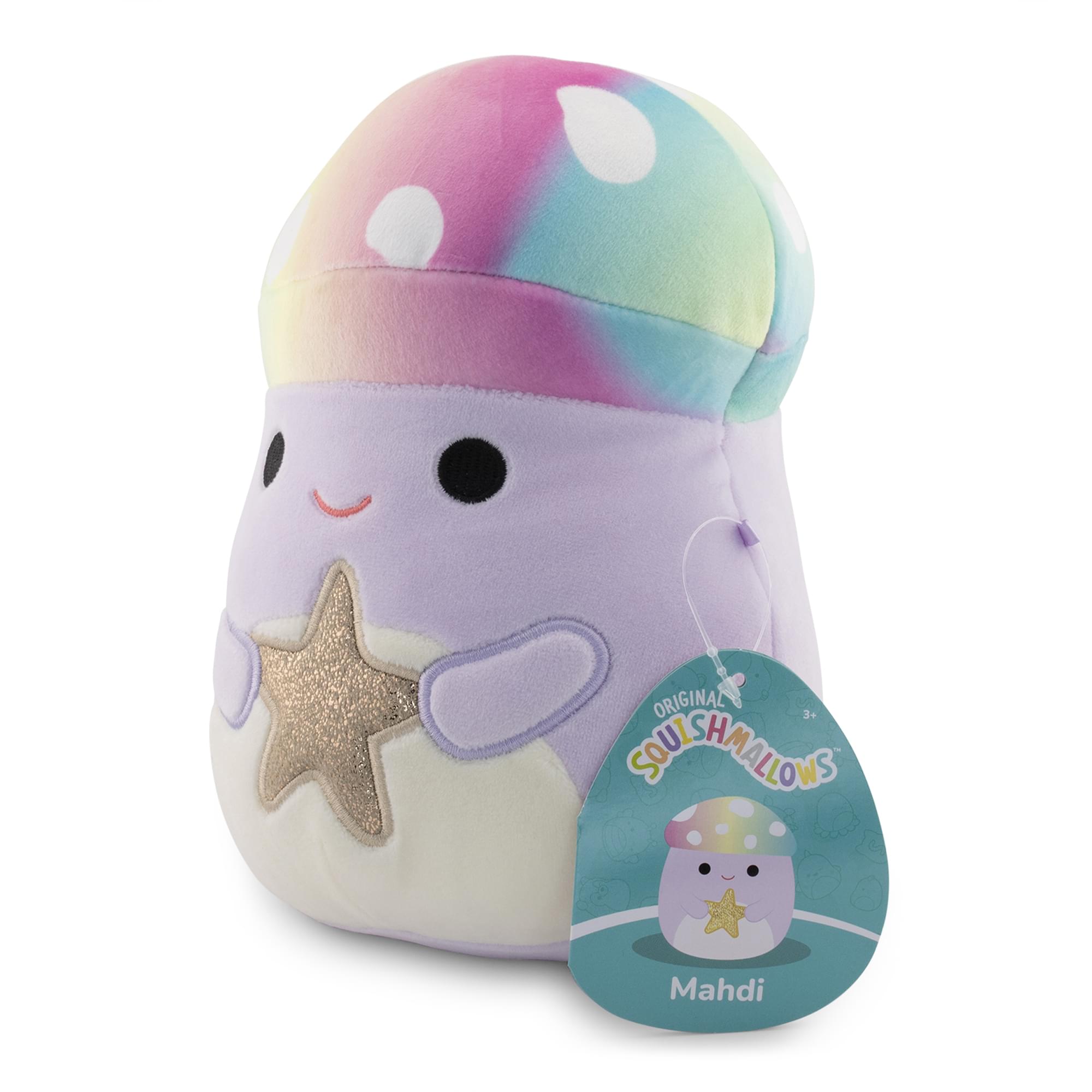 Squishmallows 8 Inch Plush | Mahdi The Mushroom With Star