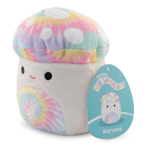 Squishmallows Fan Favorites 5 Inch Plush | Kervena The Tie Dye Mushroom