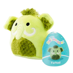 Squishmallow Cozy Squad 8 Inch Plush | Farhad the Green Wooly Mammoth