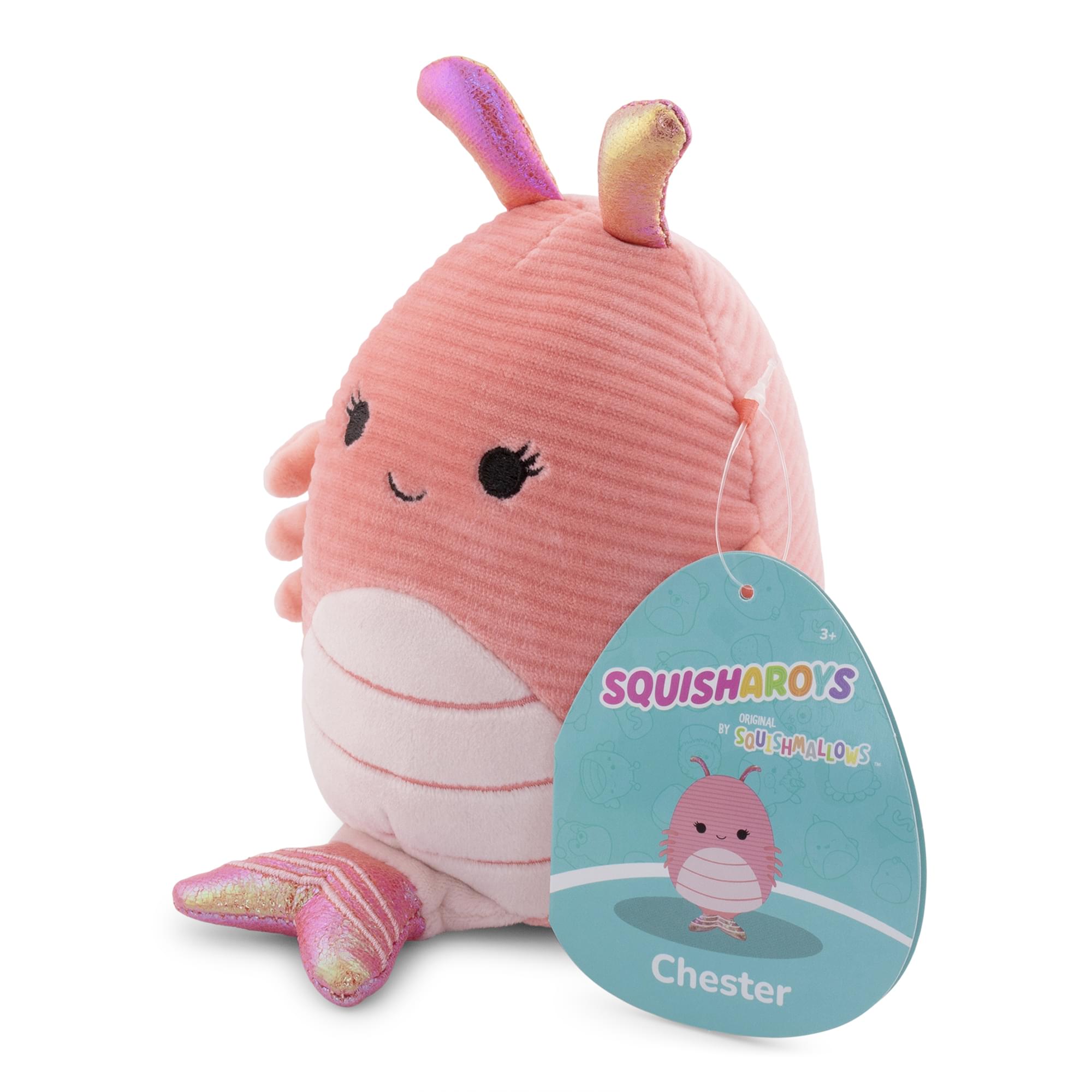 Squishmallows 5 Inch Squisharoy Plush | Chester The Shrimp