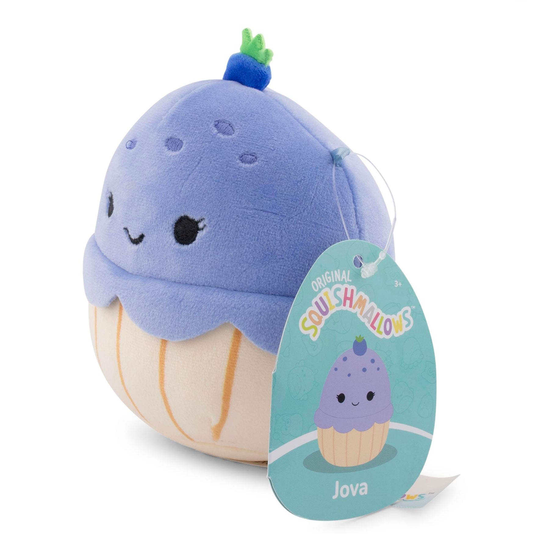 Squishmallows Breakfast Squad 5 Inch Plush | Jova The Blueberry Muffin