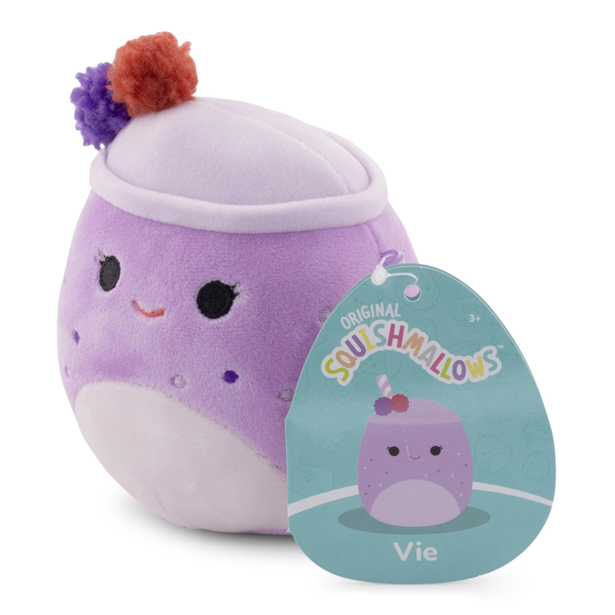 Squishmallows Breakfast Squad 5 Inch Plush | Vie The Berry Smoothie