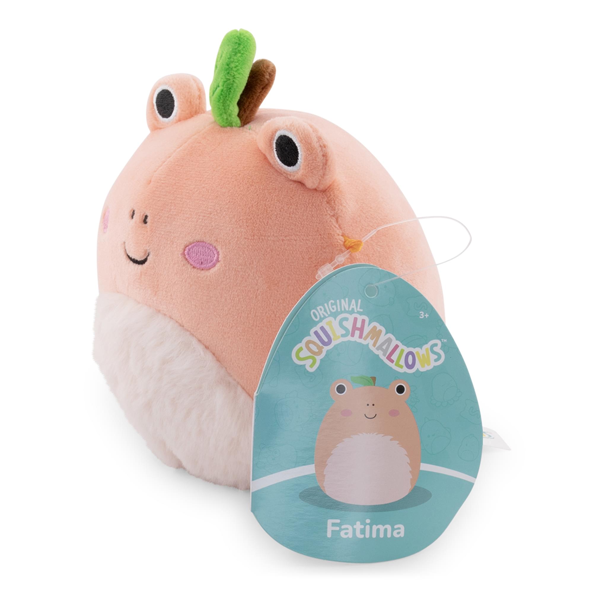 Squishmallows Fruit Hybrid Squad 5 Inch Plush | Fatima The Peach Frog