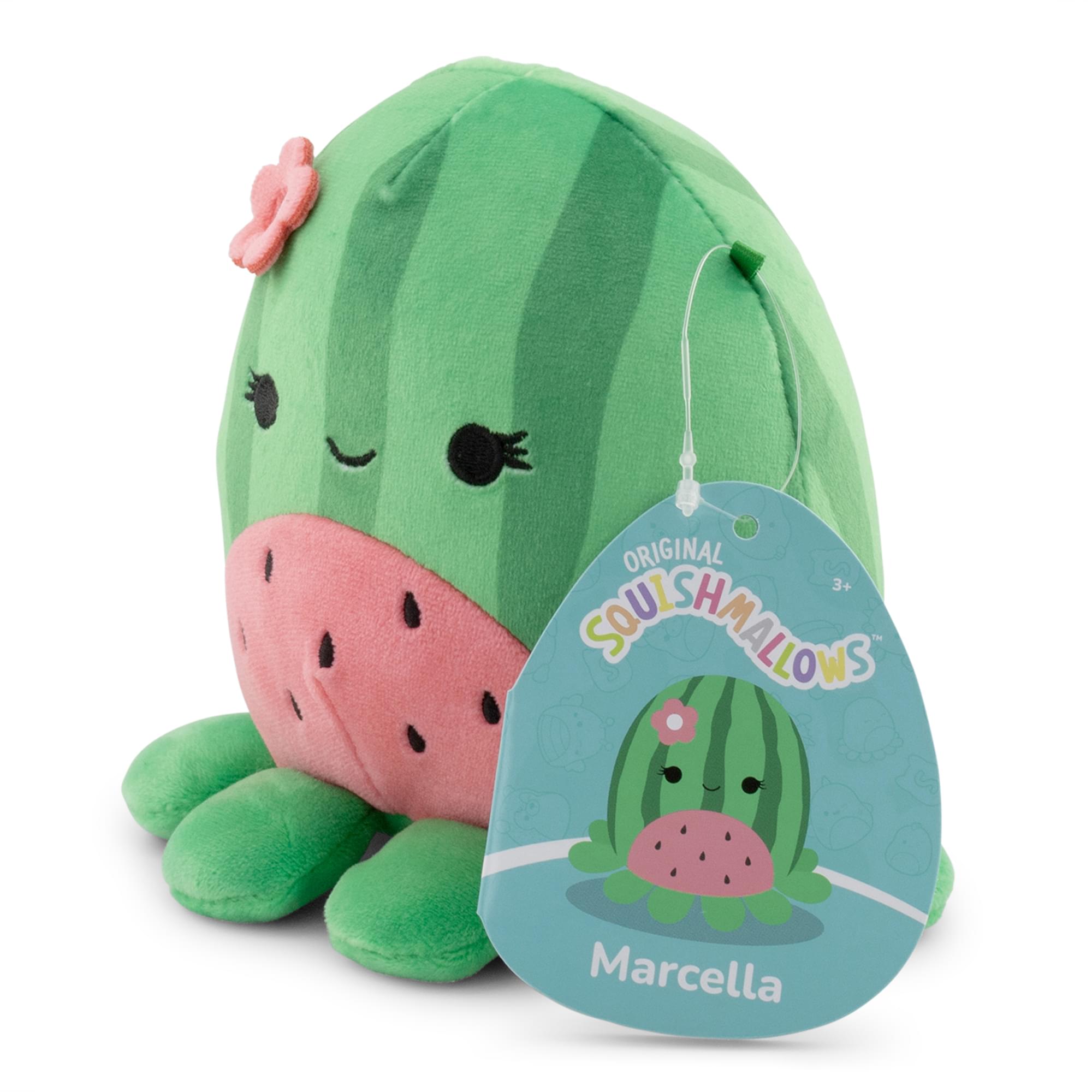 Squishmallows Fruit Hybrid Squad 5 Inch Plush | Marcella The Watermelon Octopus